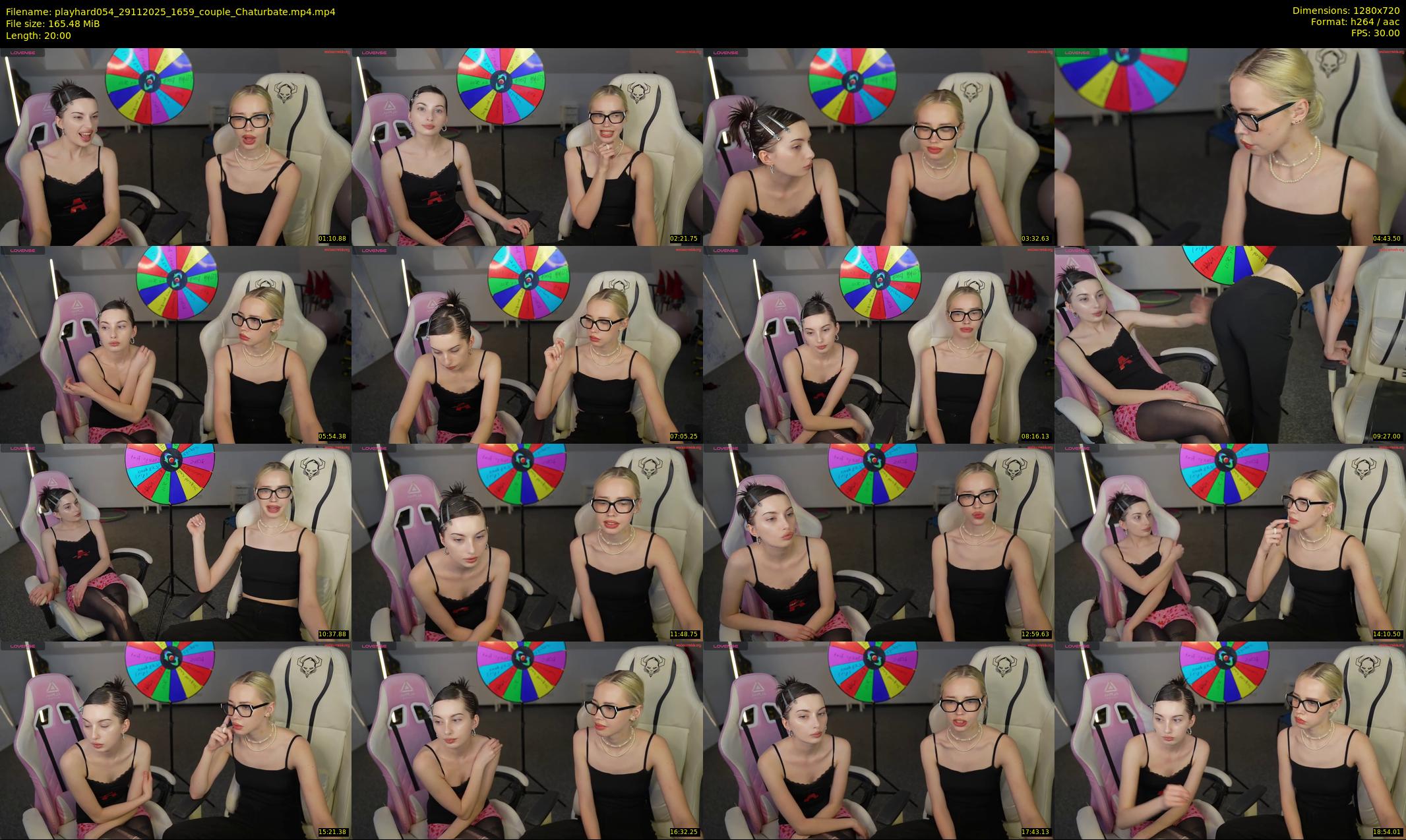 playhard054 — 20 minute Chaturbate couple cam show recording, 720p, Nov 29, 2025