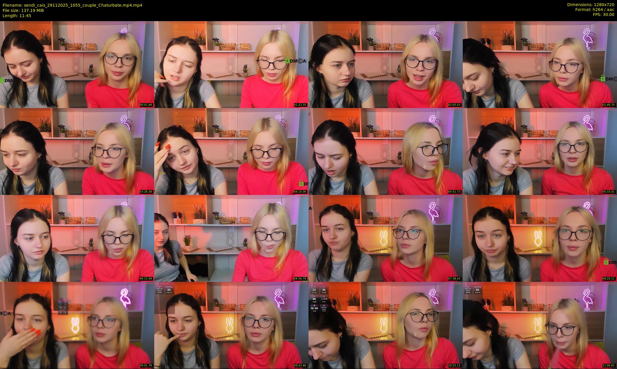 sendi_cais — 12 minute Chaturbate female cam show recording, 720p, Nov 29, 2025