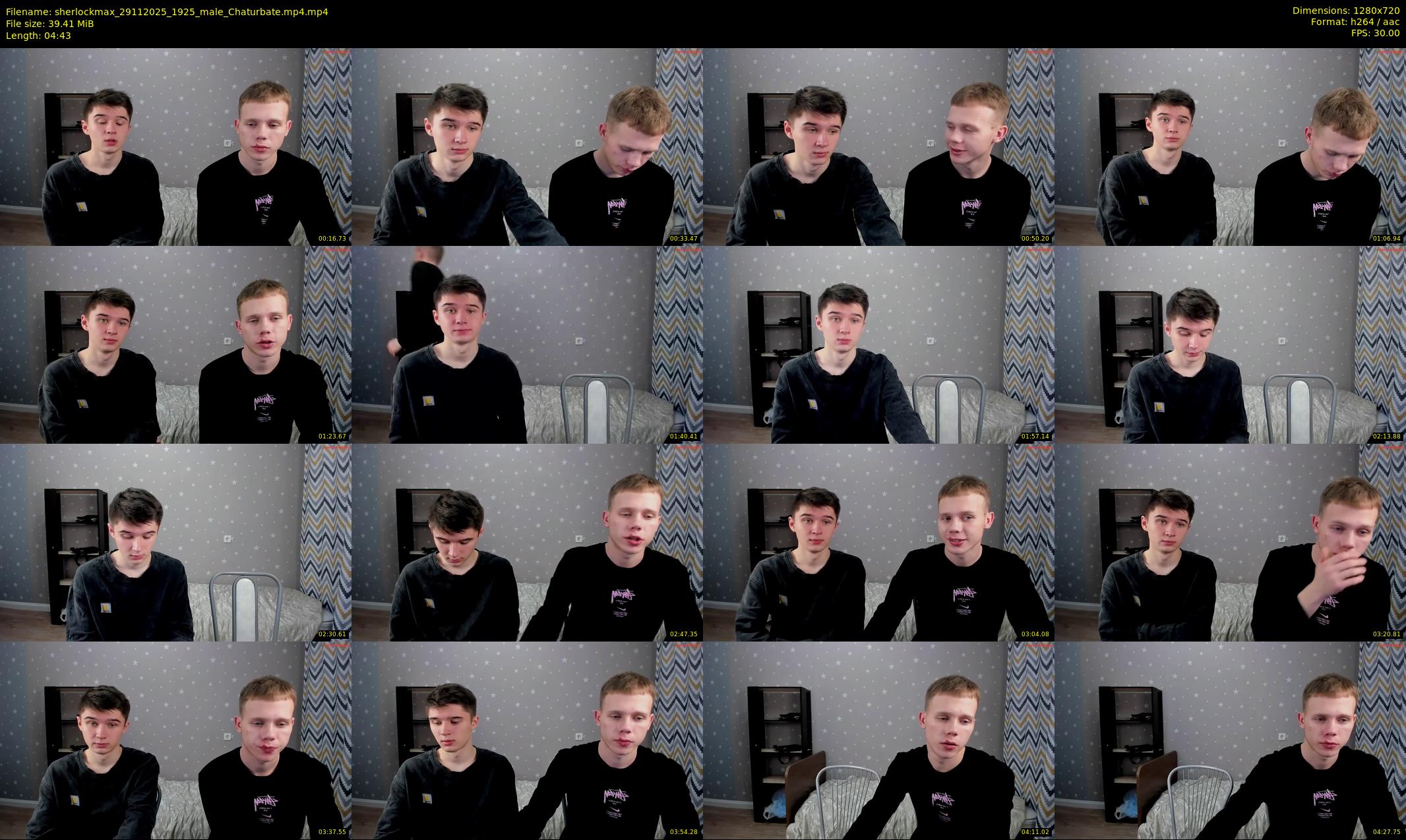 sherlockmax — 5 minute Chaturbate male cam show recording, 720p, Nov 29, 2025