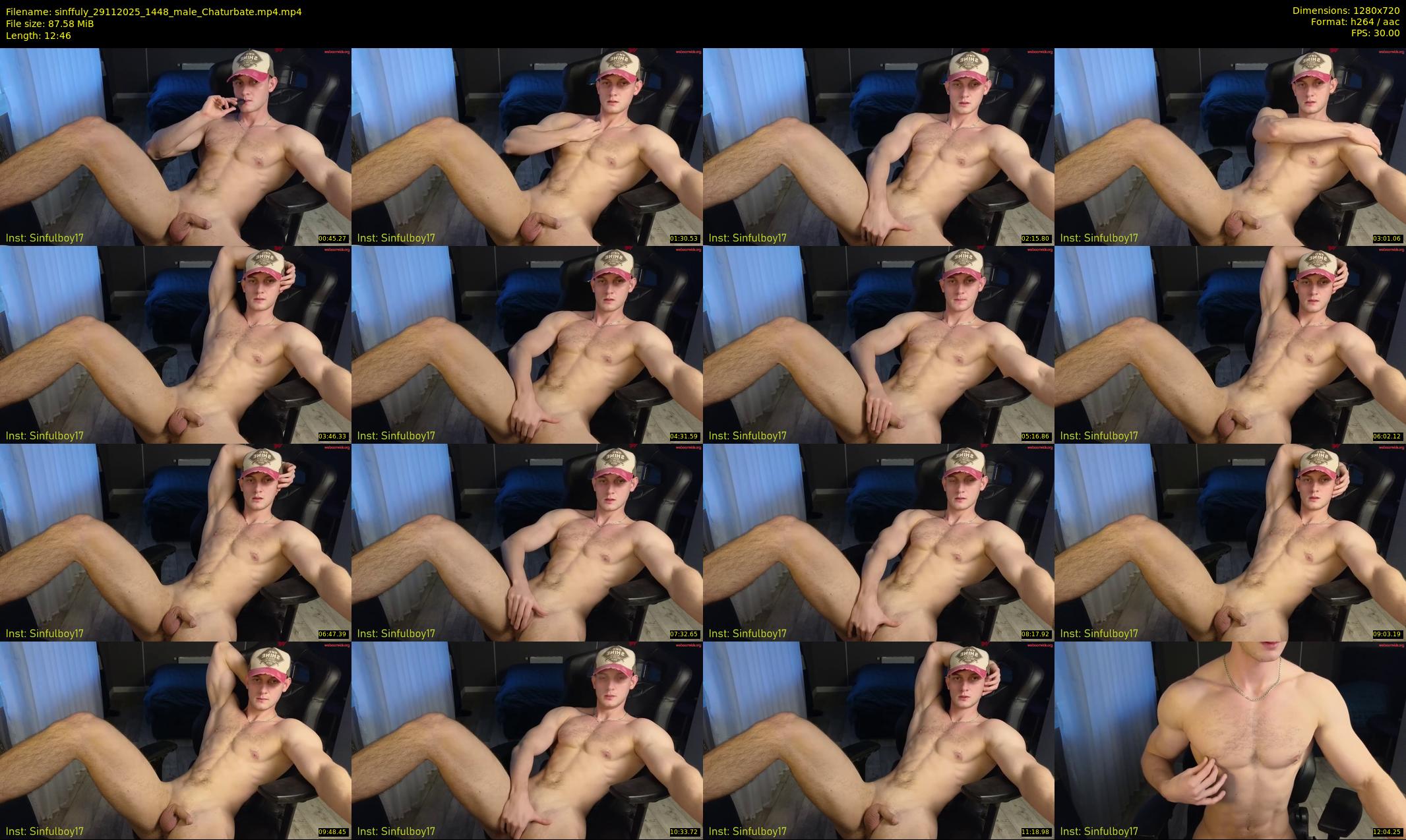 sinffuly — 13 minute Chaturbate male cam show recording, 720p, Nov 29, 2025