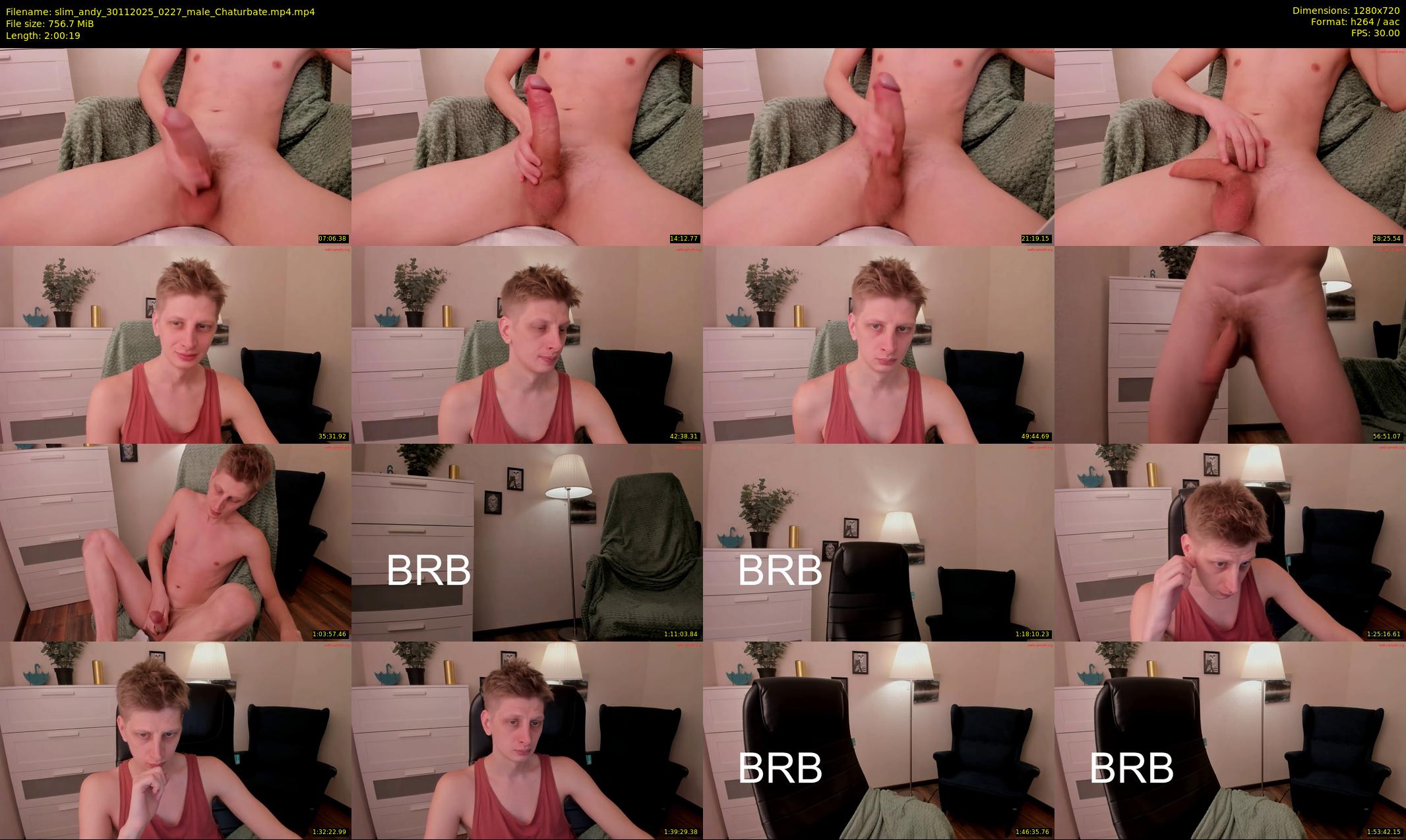 slim_andy — 121 minute Chaturbate male cam show recording, 720p, Nov 30, 2025