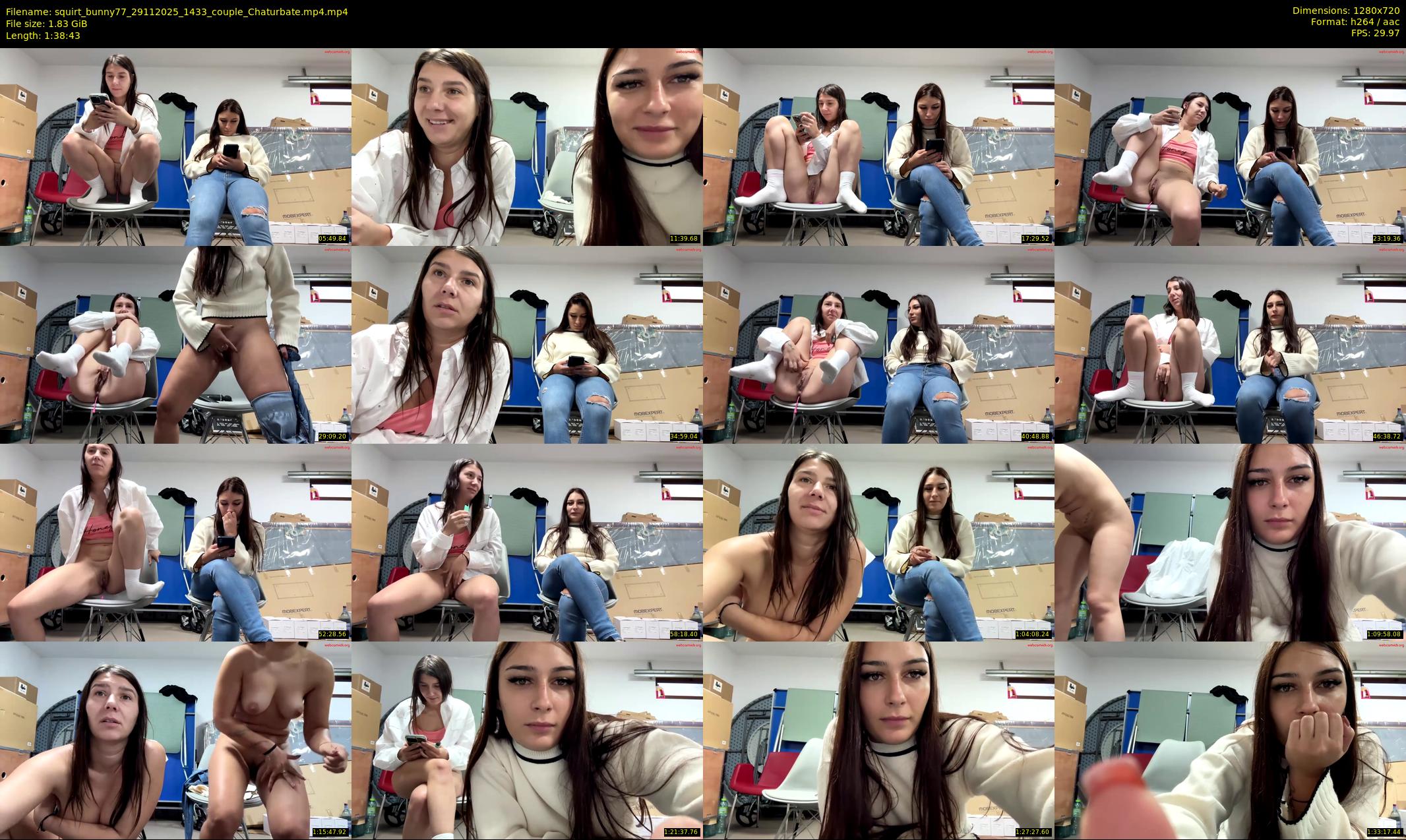 squirt_bunny77 — 99 minute Chaturbate couple cam show recording, 720p, Nov 29, 2025