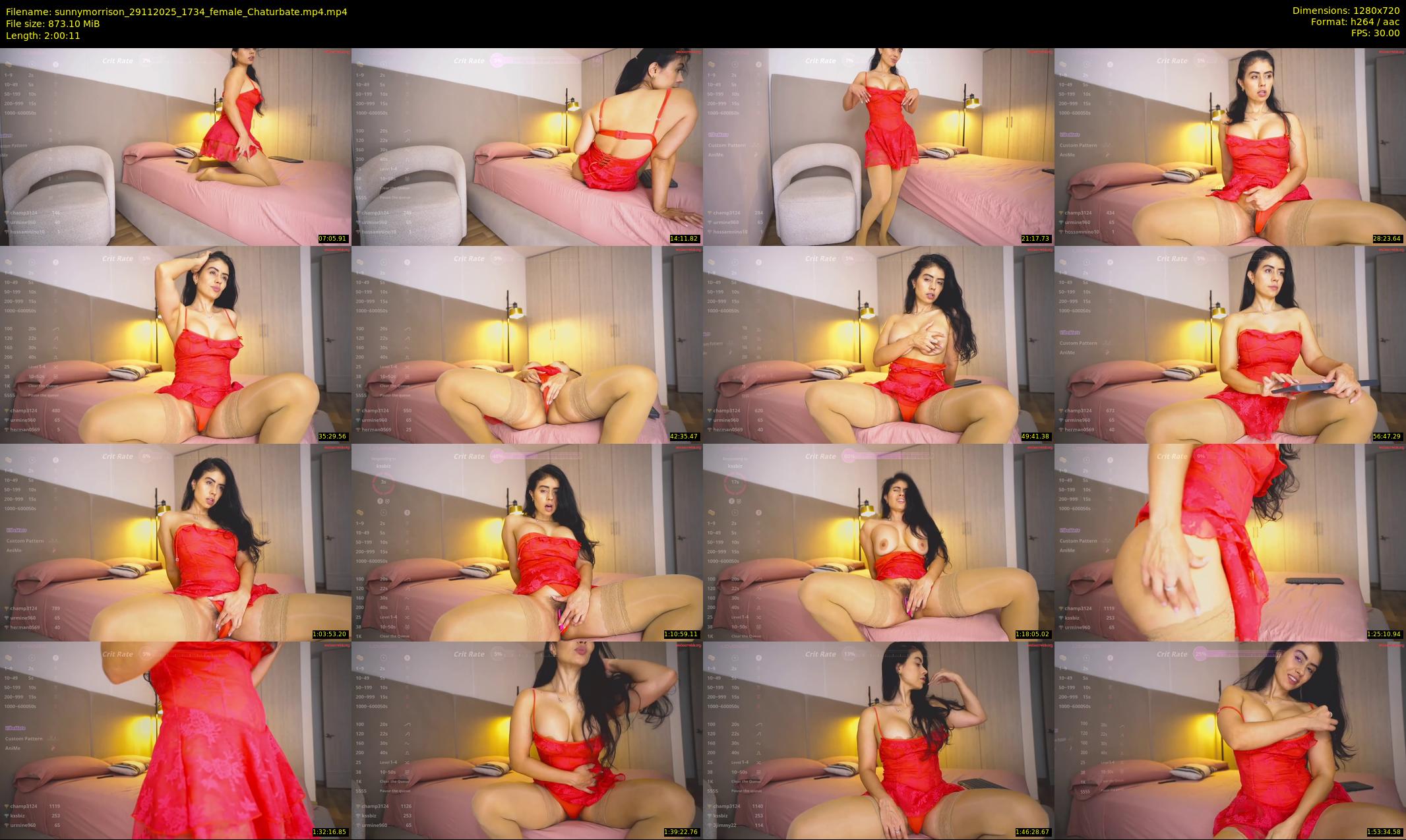 sunnymorrison — 121 minute Chaturbate female cam show recording, 720p, Nov 29, 2025