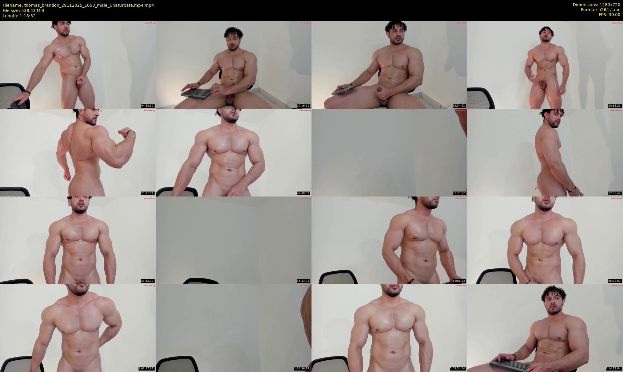 thomas_brandon — 79 minute Chaturbate male cam show recording, 720p, Nov 29, 2025