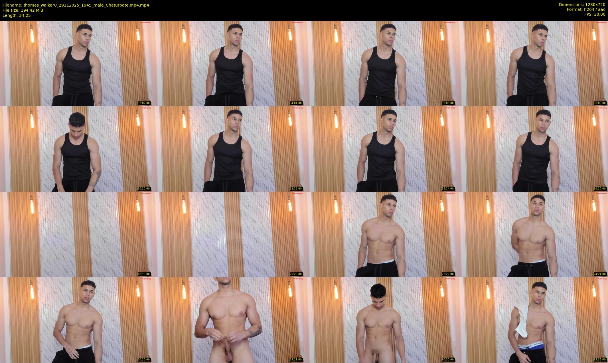 thomas_walker0 — 35 minute Chaturbate male cam show recording, 720p, Nov 29, 2025
