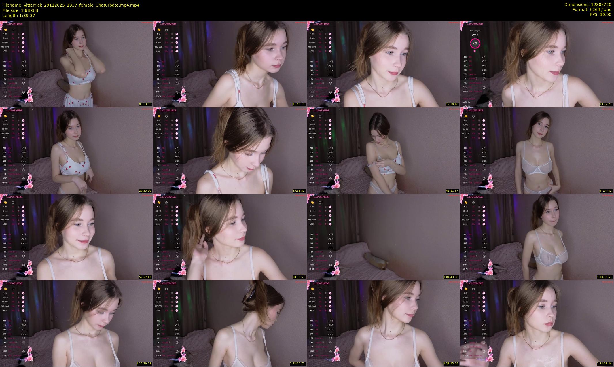vitterrick — 100 minute Chaturbate female cam show recording, 720p, Nov 29, 2025