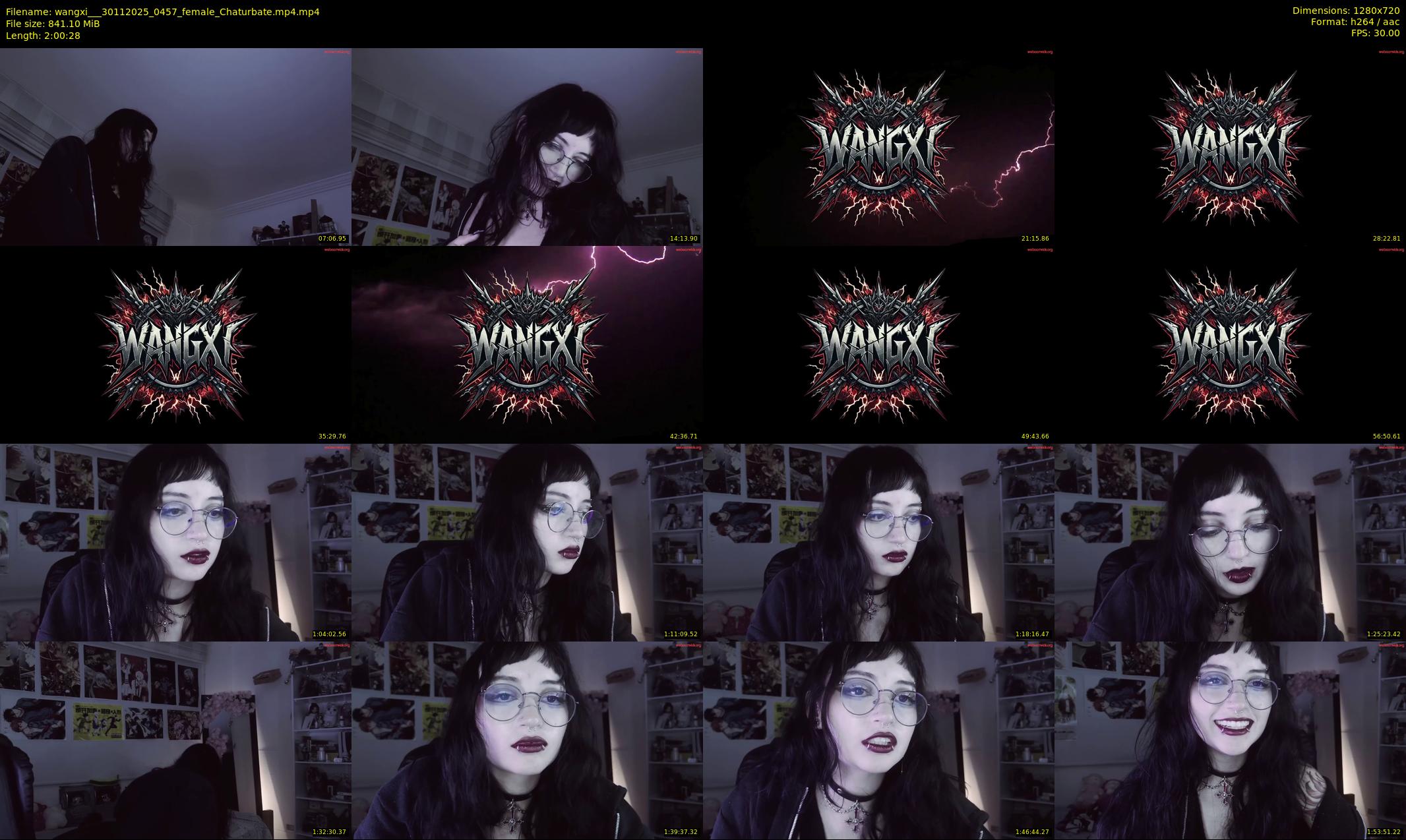 wangxi__ — 121 minute Chaturbate female cam show recording, 720p, Nov 30, 2025