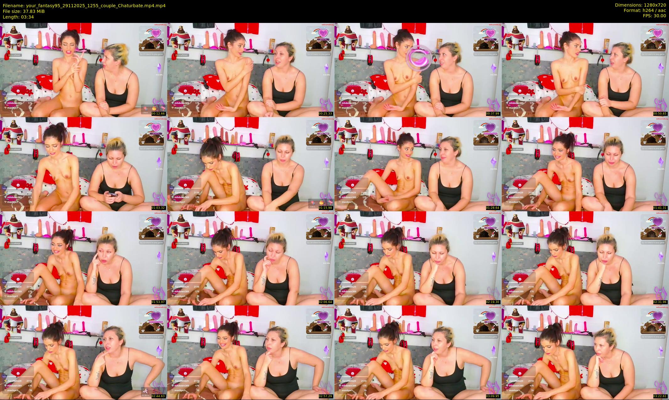 your_fantasy95 — 4 minute Chaturbate couple cam show recording, 720p, Nov 29, 2025