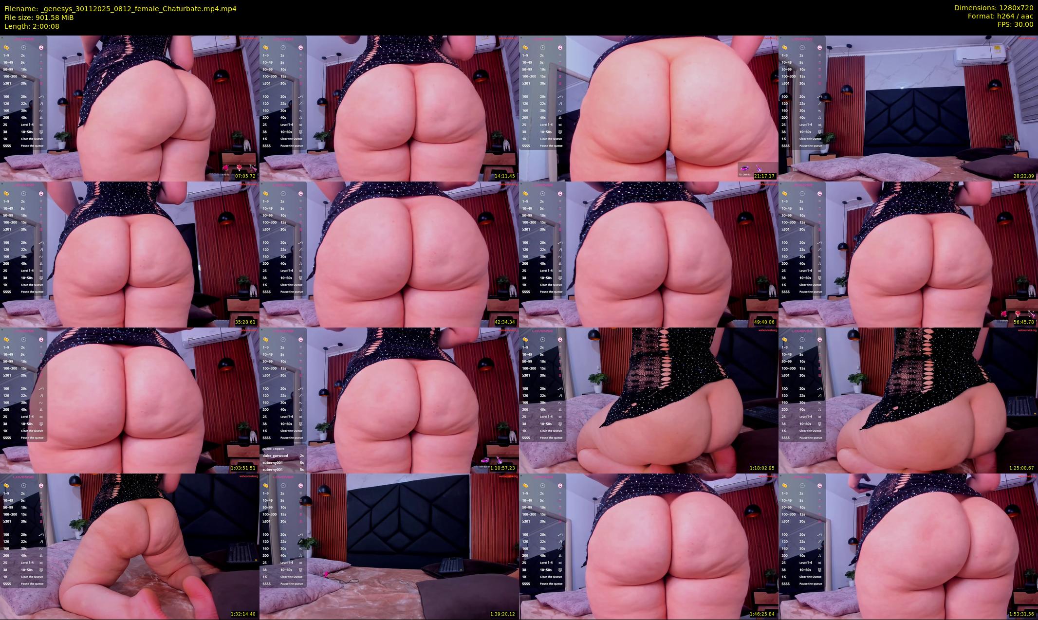 _genesys — 121 minute Chaturbate female cam show recording, 720p, Nov 30, 2025