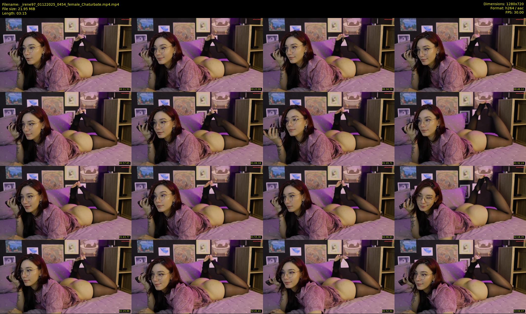 _irene97 — 4 minute Chaturbate female cam show recording, 720p, Dec 1, 2025