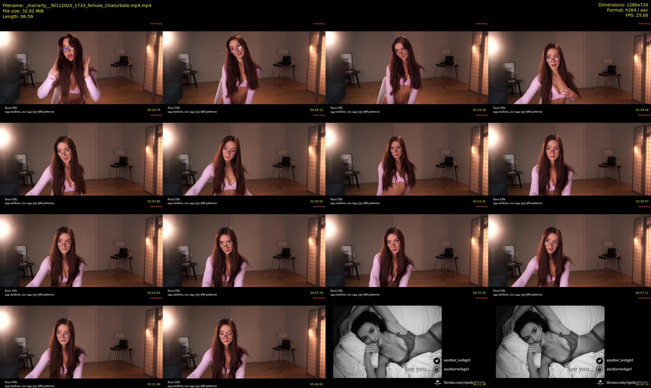 _mariarty_ — 7 minute Chaturbate female cam show recording, 720p, Nov 30, 2025