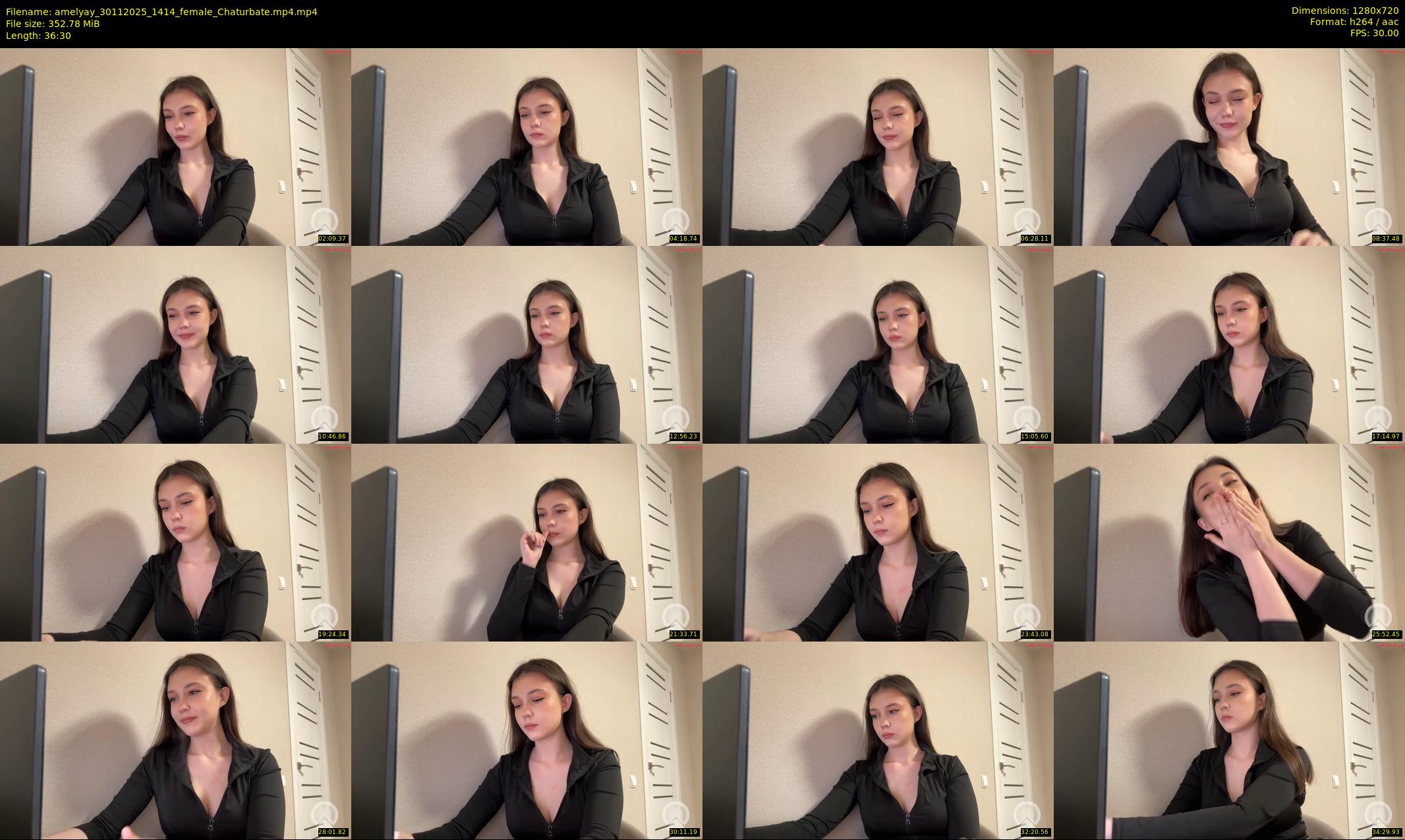 amelyay — 37 minute Chaturbate female cam show recording, 720p, Nov 30, 2025