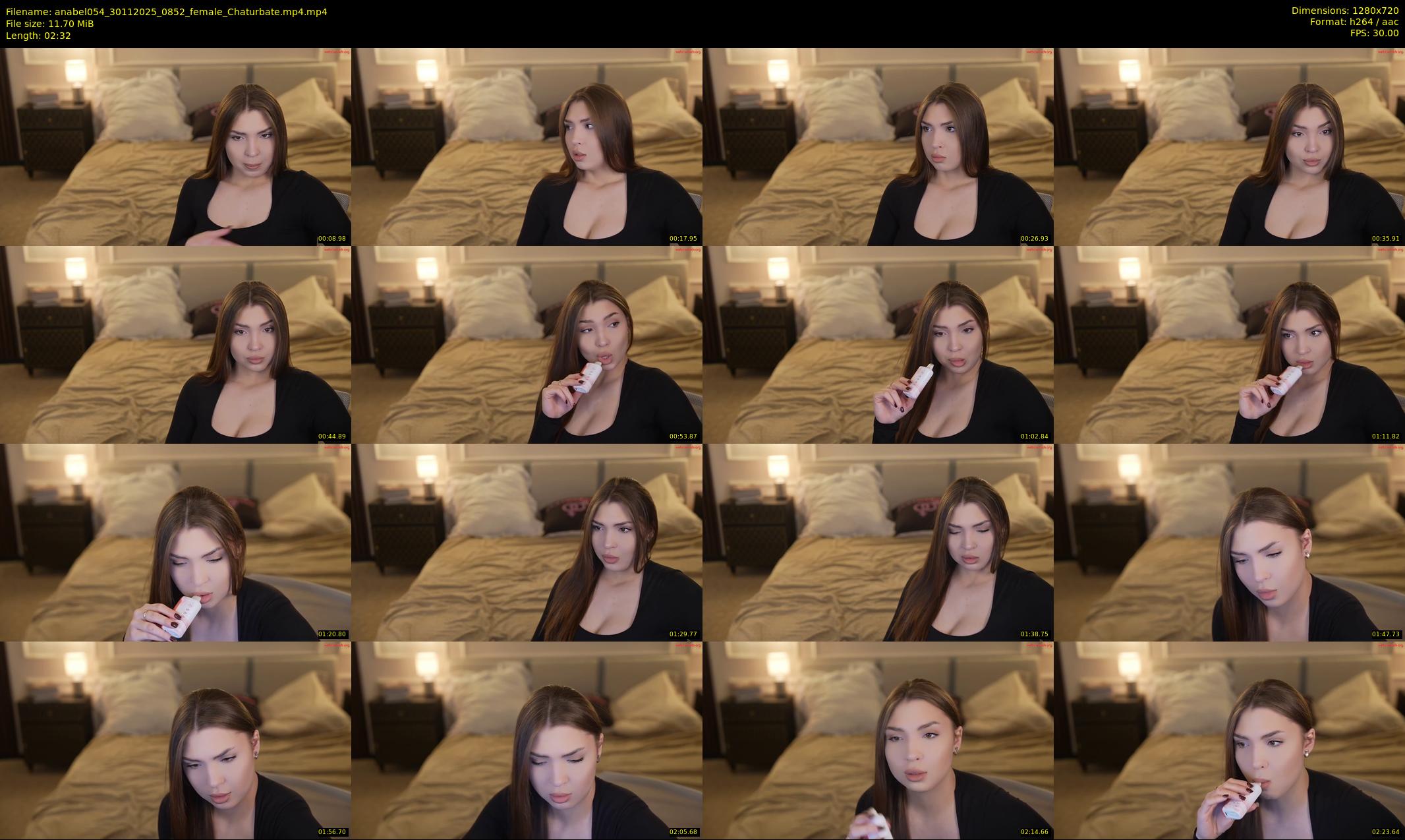 anabel054 — 3 minute Chaturbate female cam show recording, 720p, Nov 30, 2025