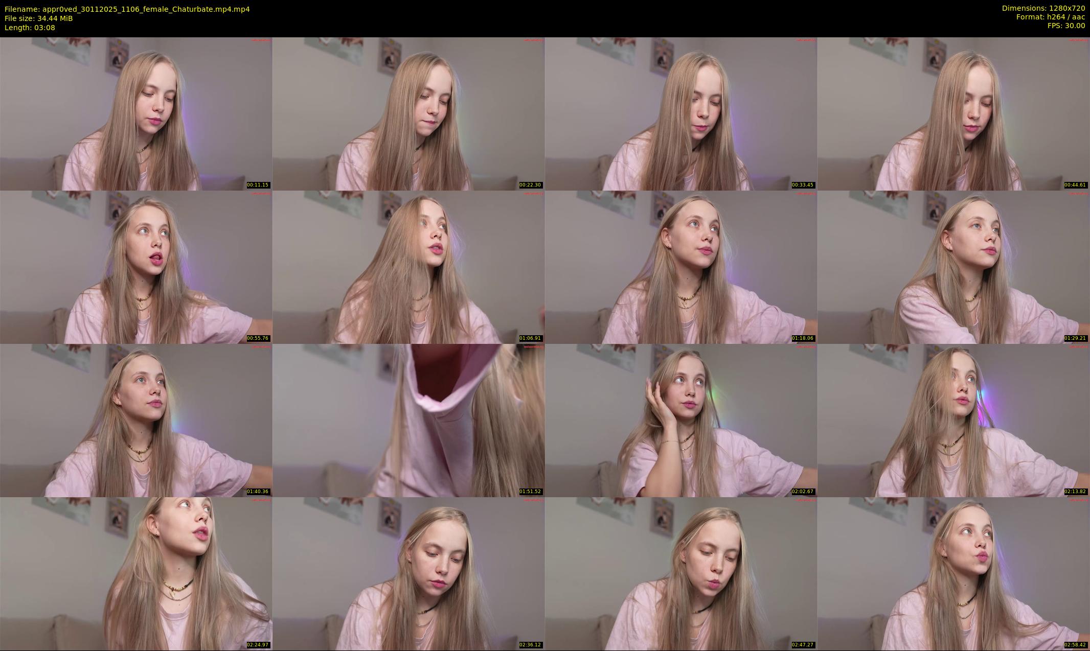 appr0ved — 4 minute Chaturbate female cam show recording, 720p, Nov 30, 2025