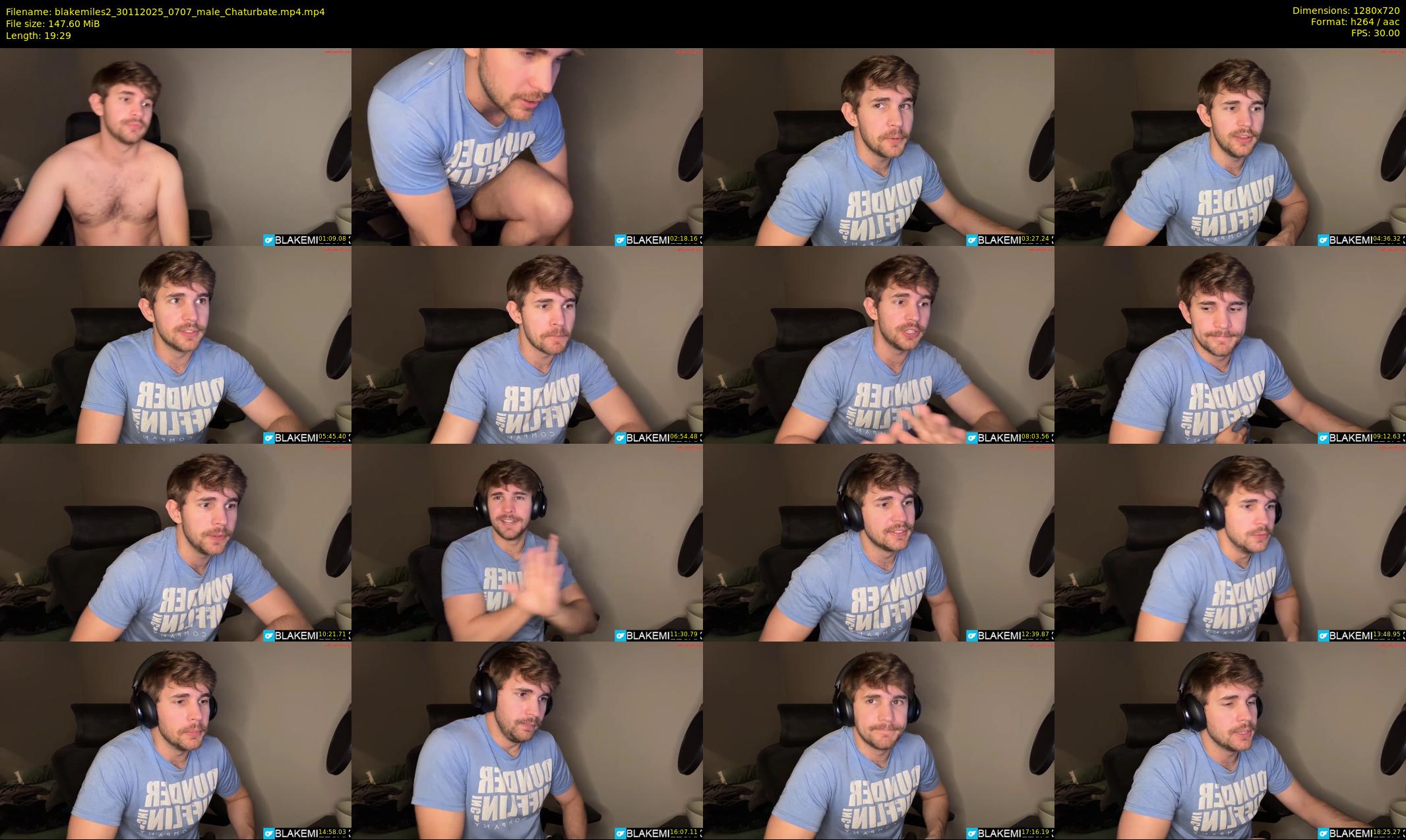 blakemiles2 — 20 minute Chaturbate male cam show recording, 720p, Nov 30, 2025