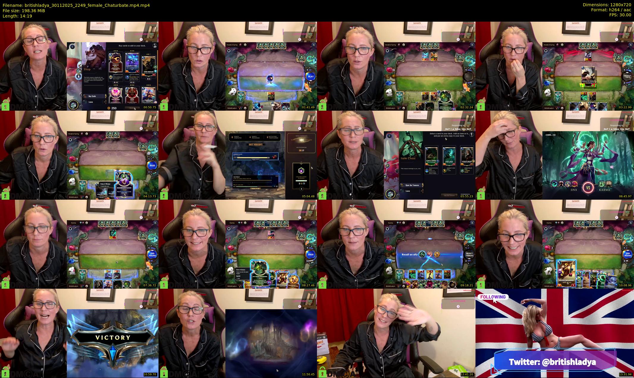 britishladya — 15 minute Chaturbate female cam show recording, 720p, Nov 30, 2025