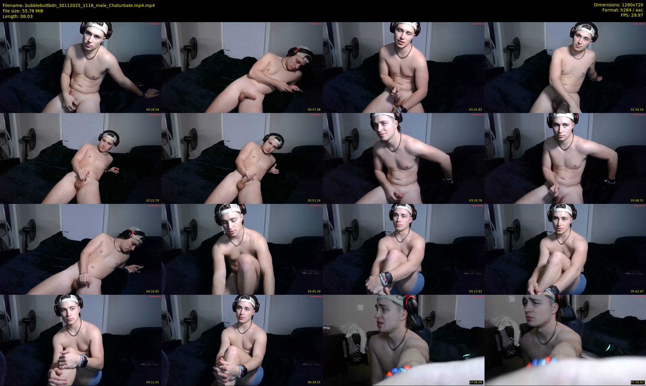 bubblebuttbdn — 9 minute Chaturbate male cam show recording, 720p, Nov 30, 2025