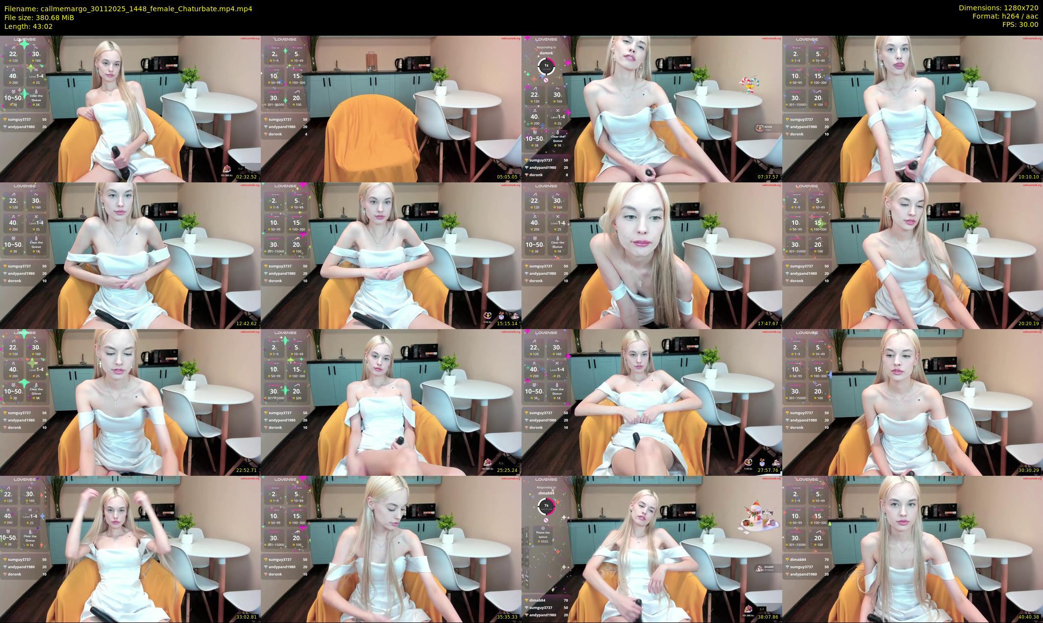 callmemargo — 44 minute Chaturbate female cam show recording, 720p, Nov 30, 2025