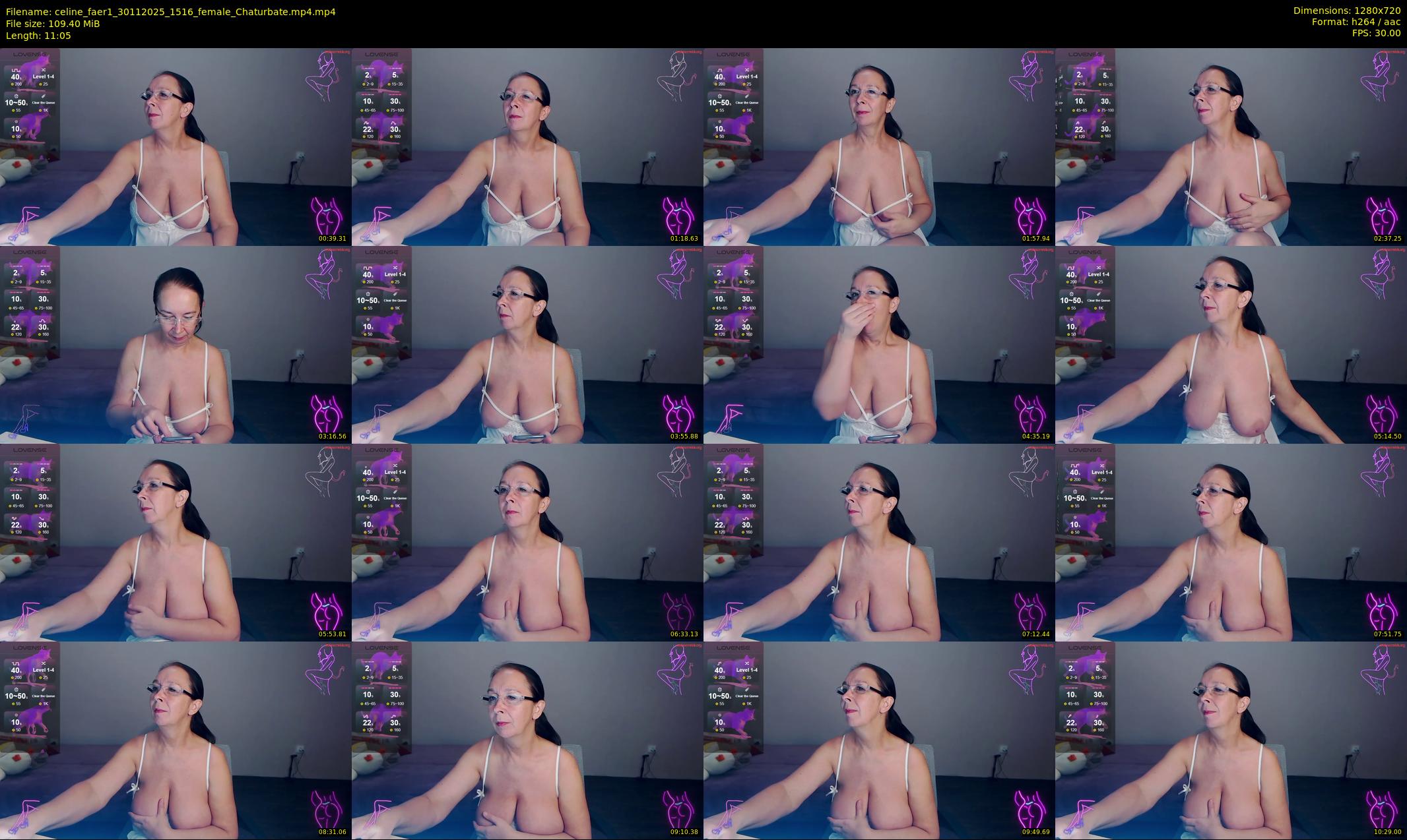 celine_faer1 — 12 minute Chaturbate female cam show recording, 720p, Nov 30, 2025