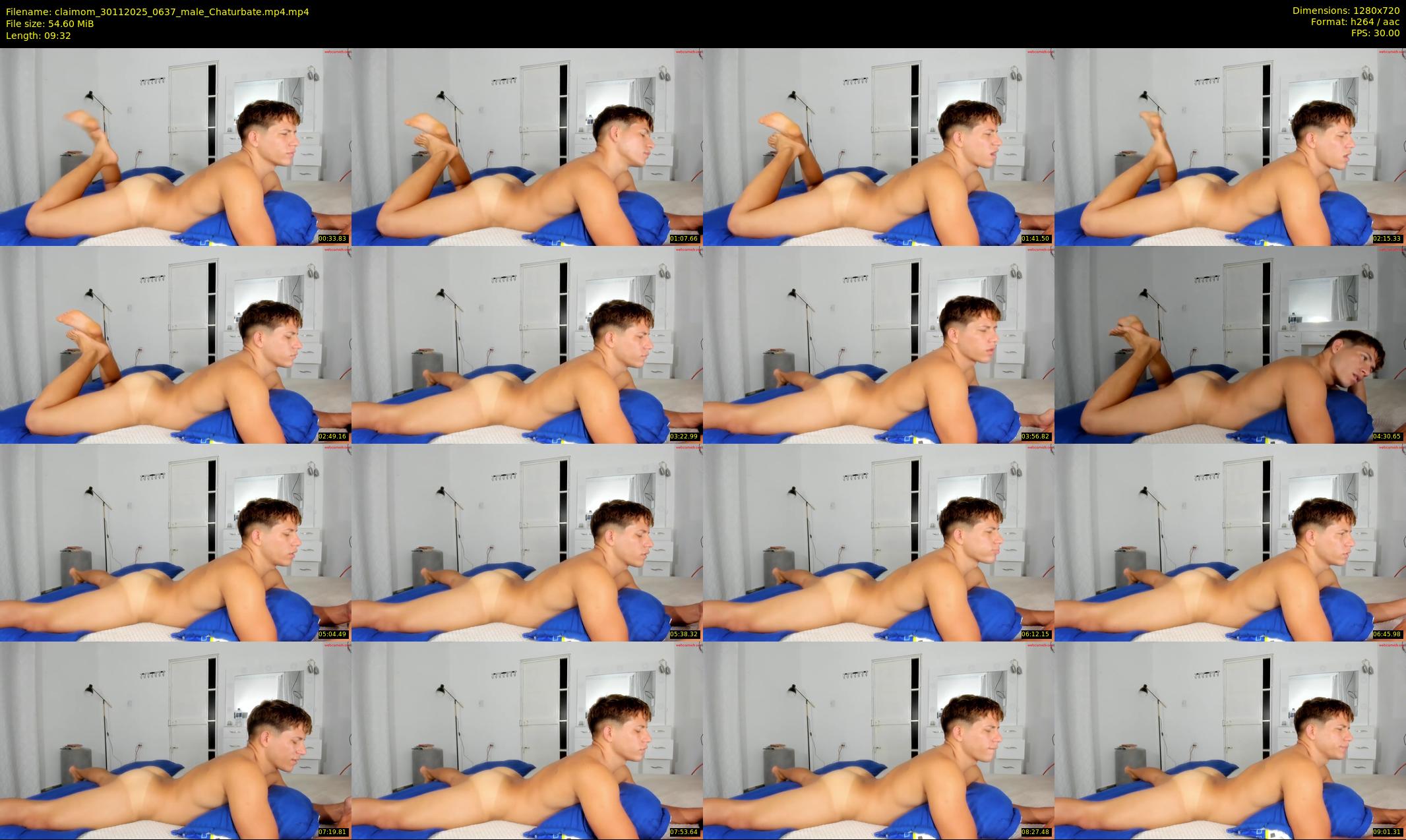 claimom — 10 minute Chaturbate male cam show recording, 720p, Nov 30, 2025