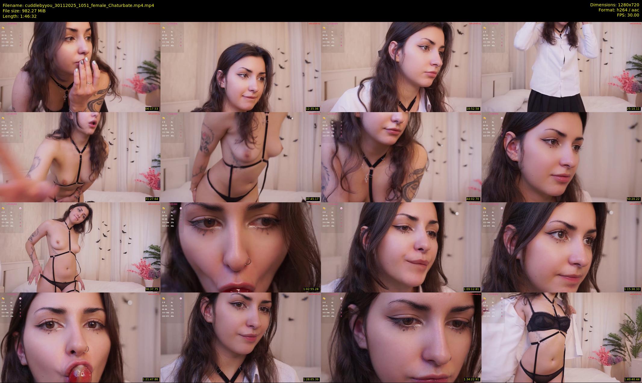 cuddlebyyou — 107 minute Chaturbate female cam show recording, 720p, Nov 30, 2025
