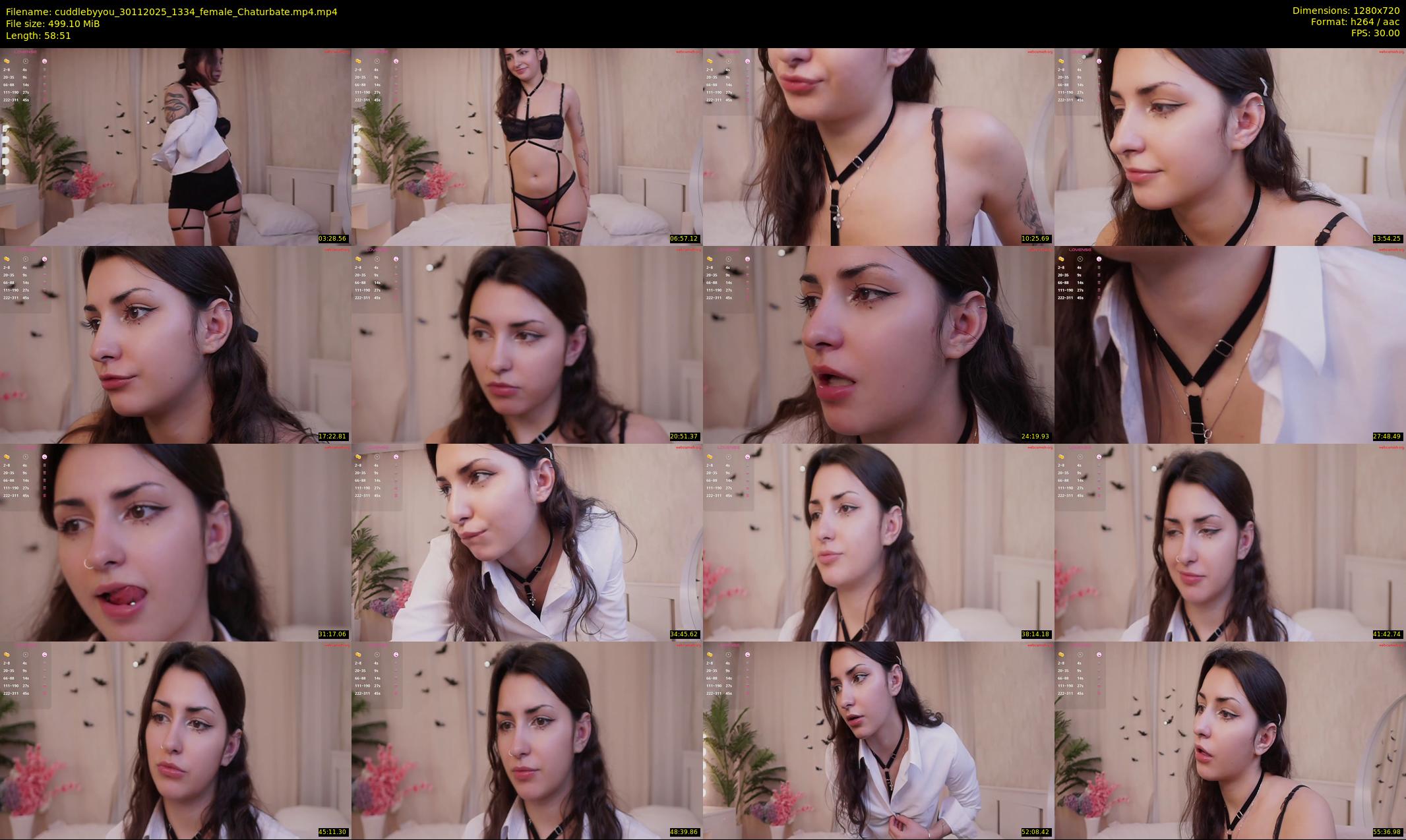 cuddlebyyou — 59 minute Chaturbate female cam show recording, 720p, Nov 30, 2025