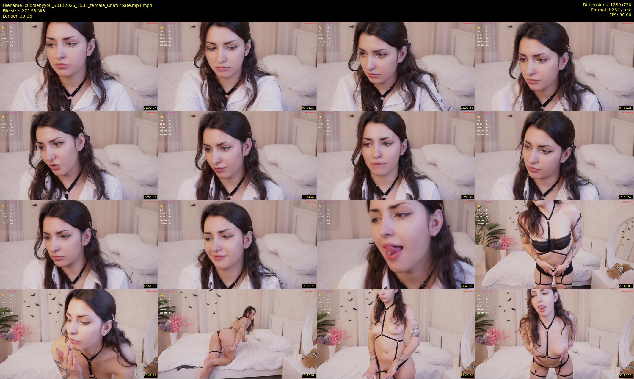 cuddlebyyou — 34 minute Chaturbate female cam show recording, 720p, Nov 30, 2025