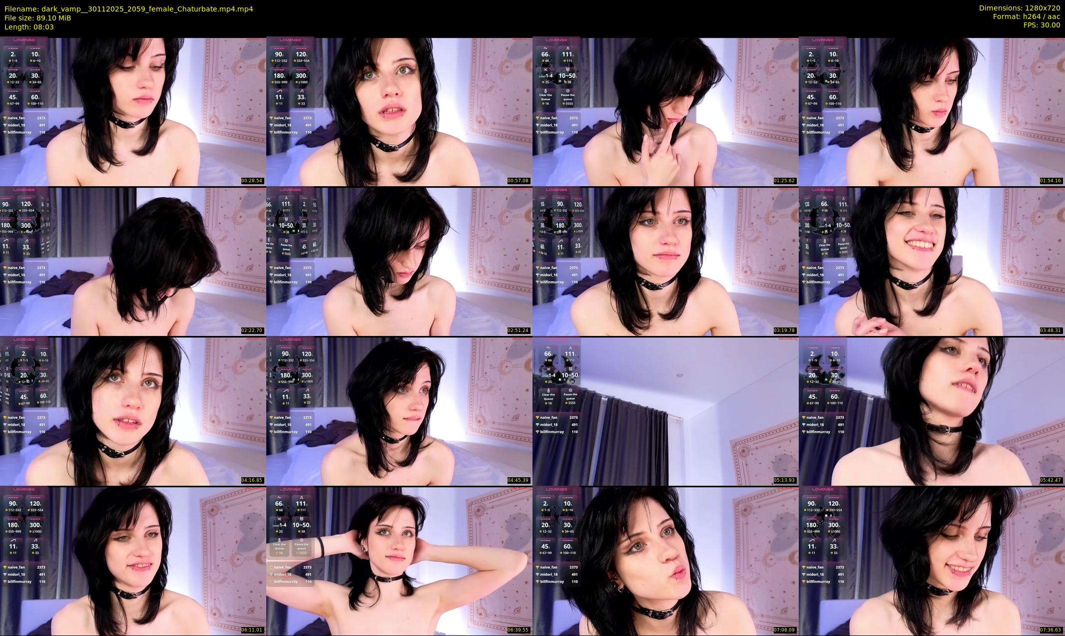 dark_vamp_ — 9 minute Chaturbate female cam show recording, 720p, Nov 30, 2025