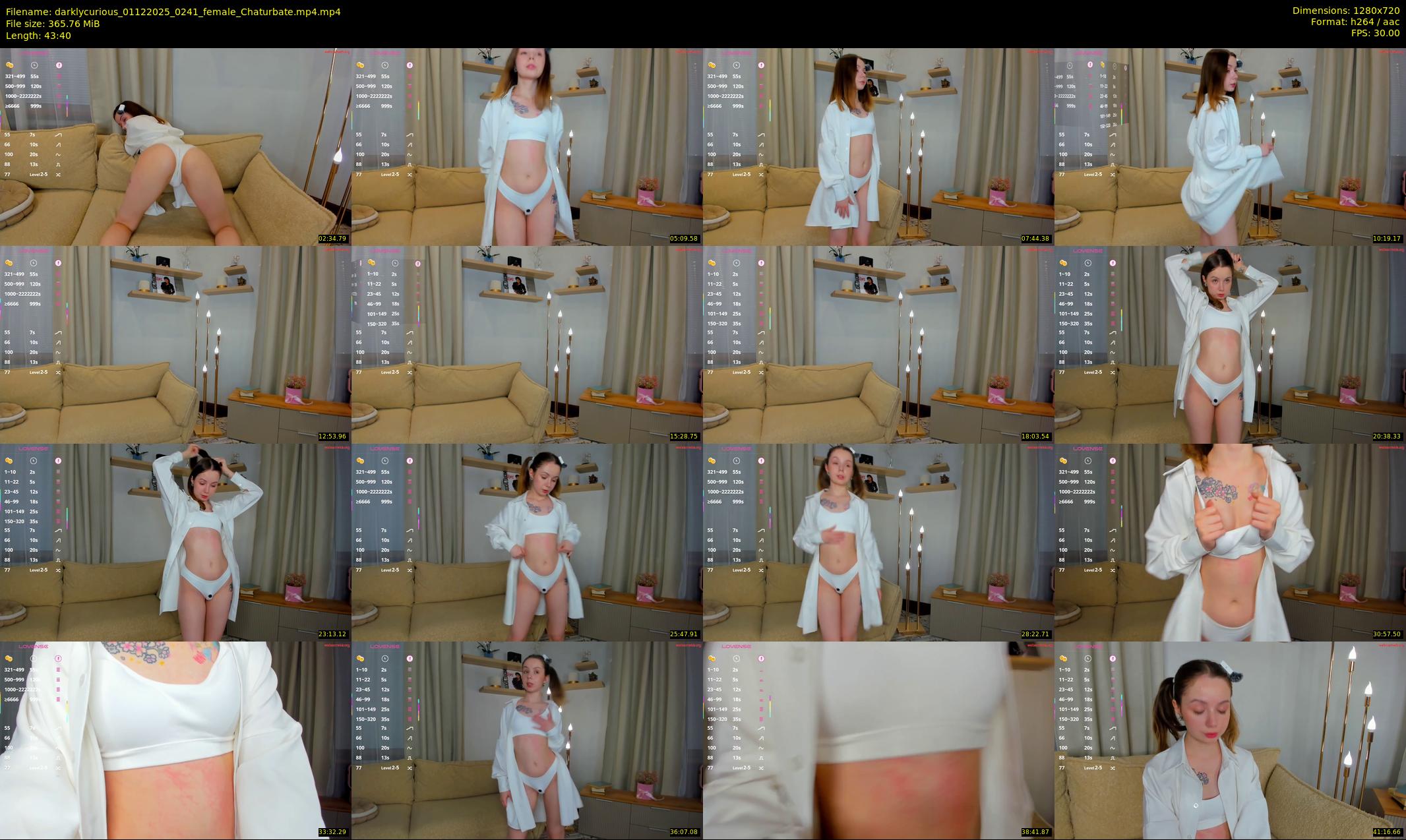 darklycurious — 44 minute Chaturbate female cam show recording, 720p, Dec 1, 2025