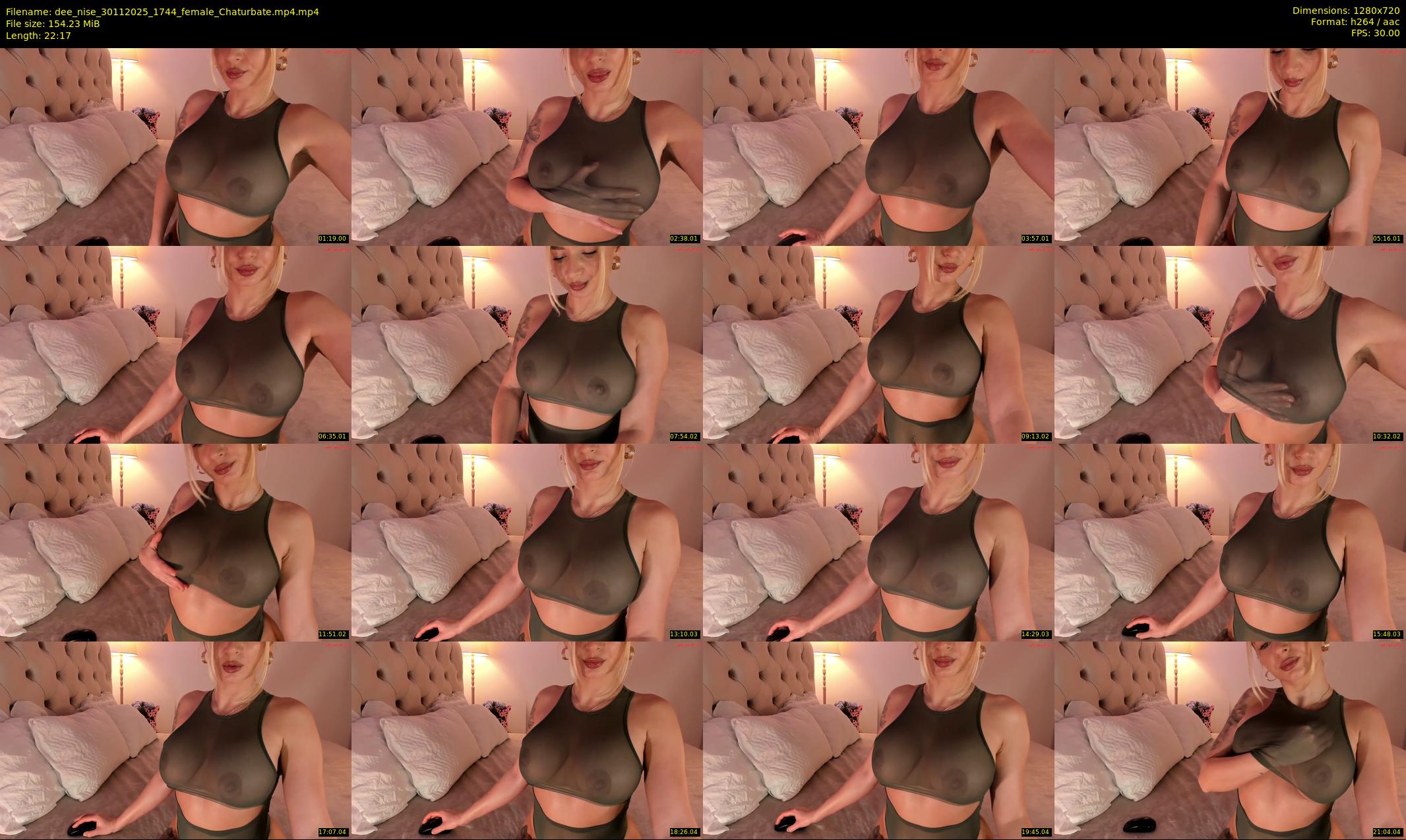 dee_nise — 23 minute Chaturbate female cam show recording, 720p, Nov 30, 2025