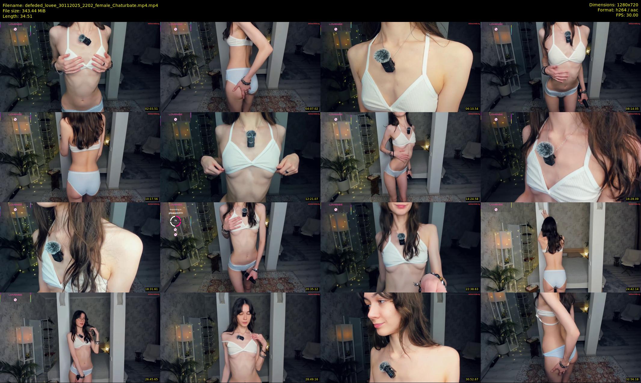 defeded_lovee — 35 minute Chaturbate female cam show recording, 720p, Nov 30, 2025