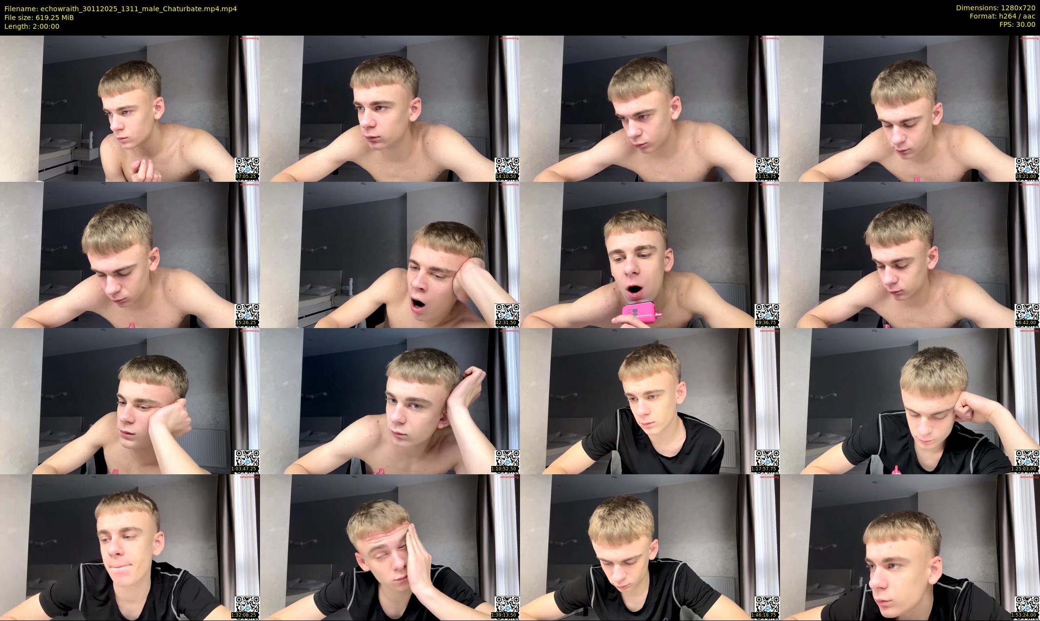 echowraith — 120 minute Chaturbate male cam show recording, 720p, Nov 30, 2025