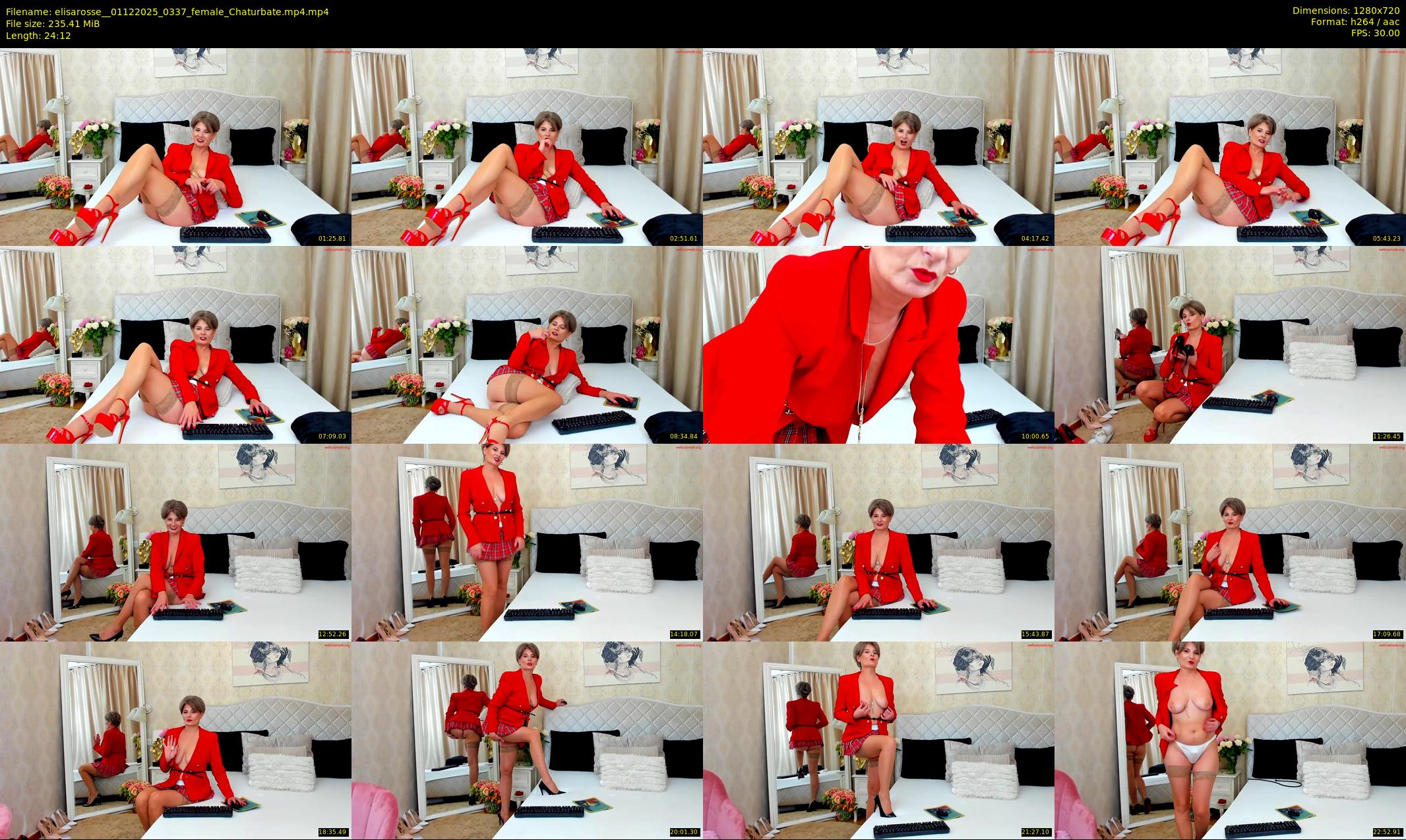 elisarosse_ — 25 minute Chaturbate female cam show recording, 720p, Dec 1, 2025