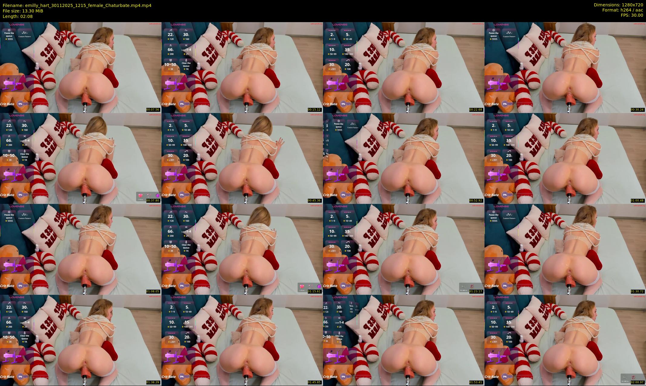 emilly_hart — 3 minute Chaturbate female cam show recording, 720p, Nov 30, 2025