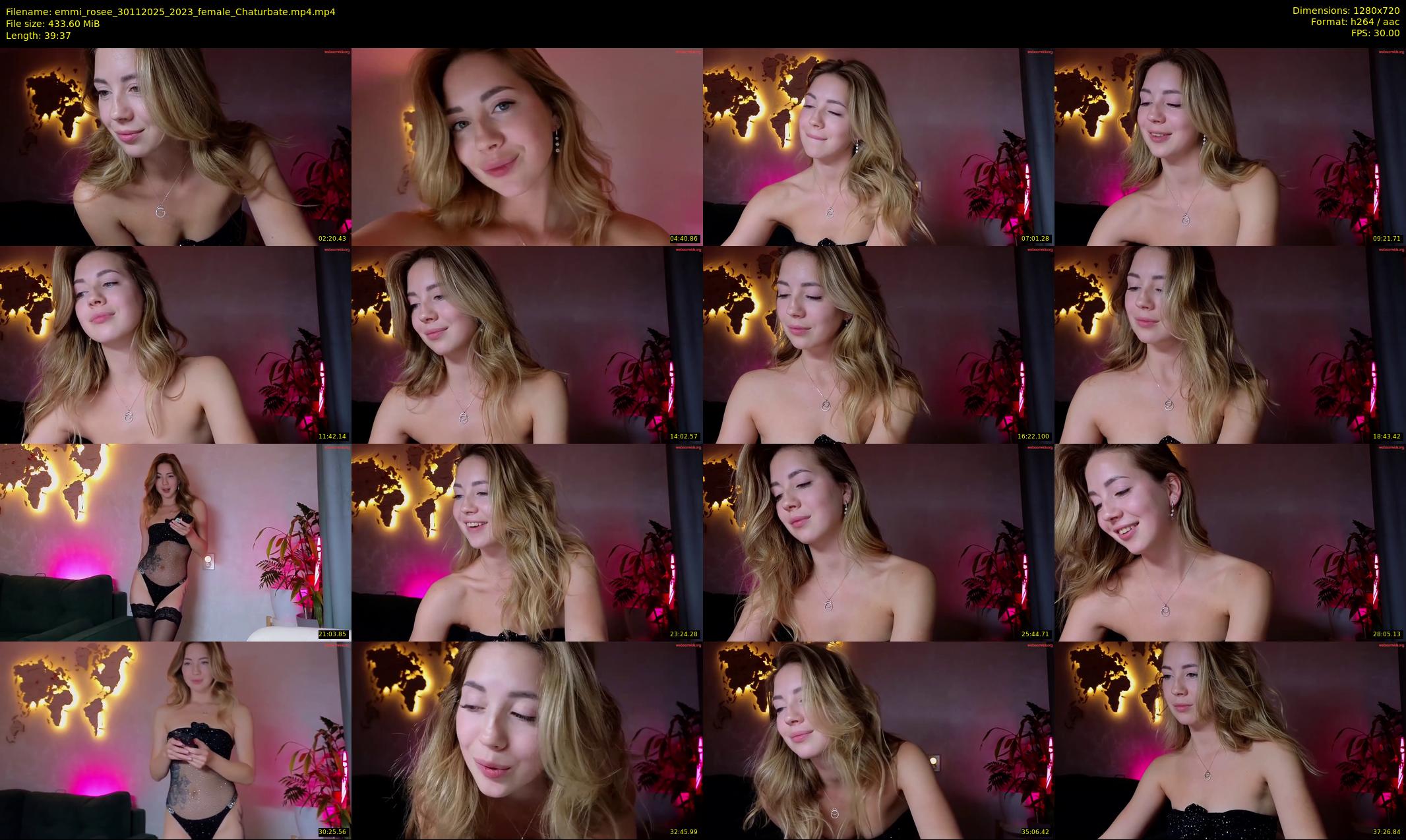 emmi_rosee — 40 minute Chaturbate female cam show recording, 720p, Nov 30, 2025