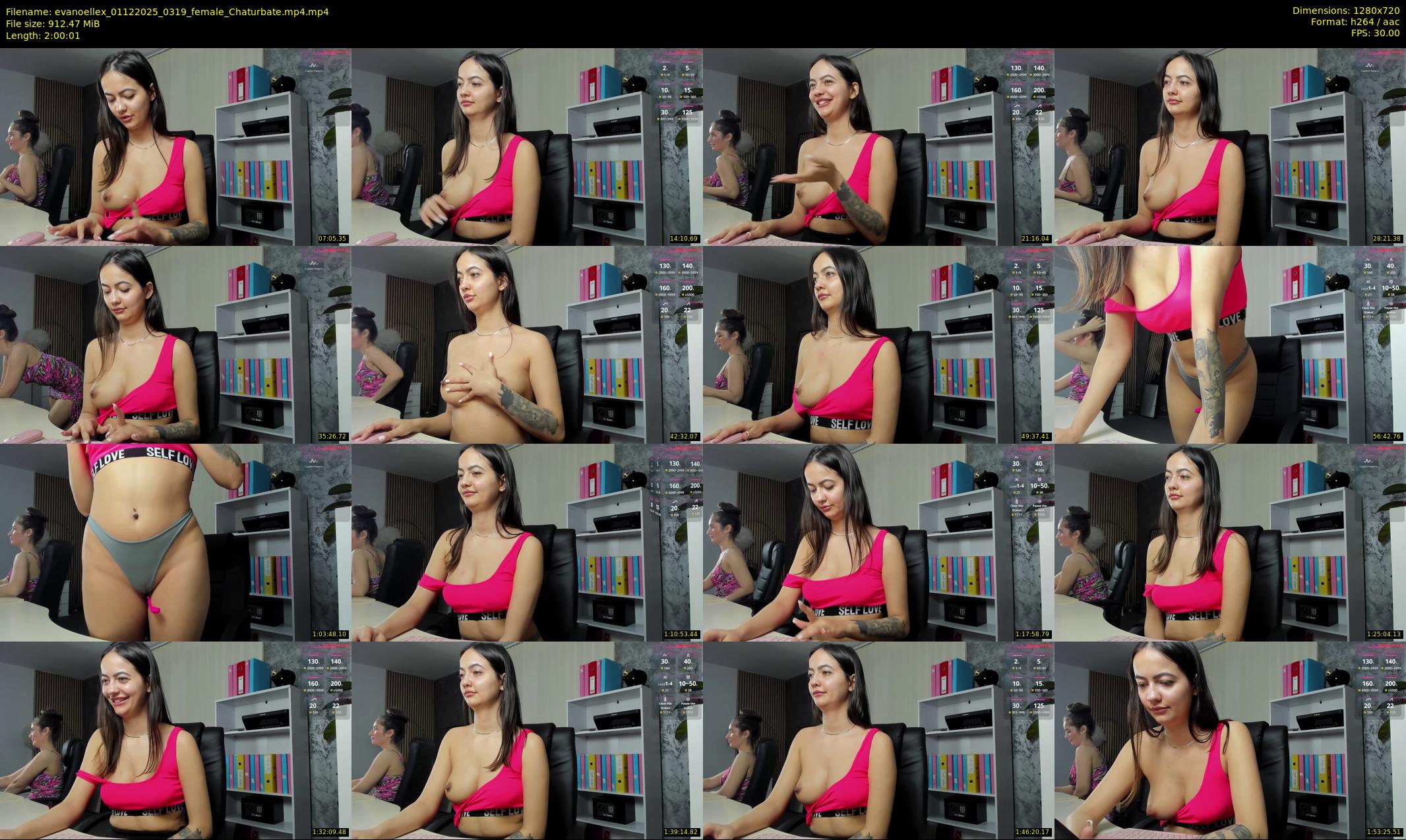 evanoellex — 121 minute Chaturbate female cam show recording, 720p, Dec 1, 2025