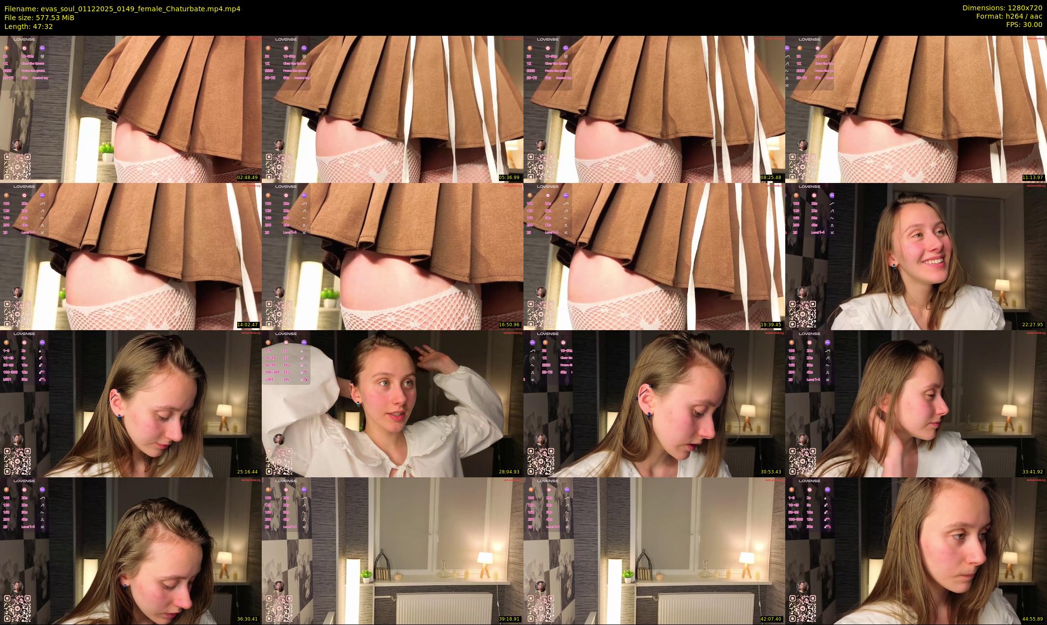 evas_soul — 48 minute Chaturbate female cam show recording, 720p, Dec 1, 2025