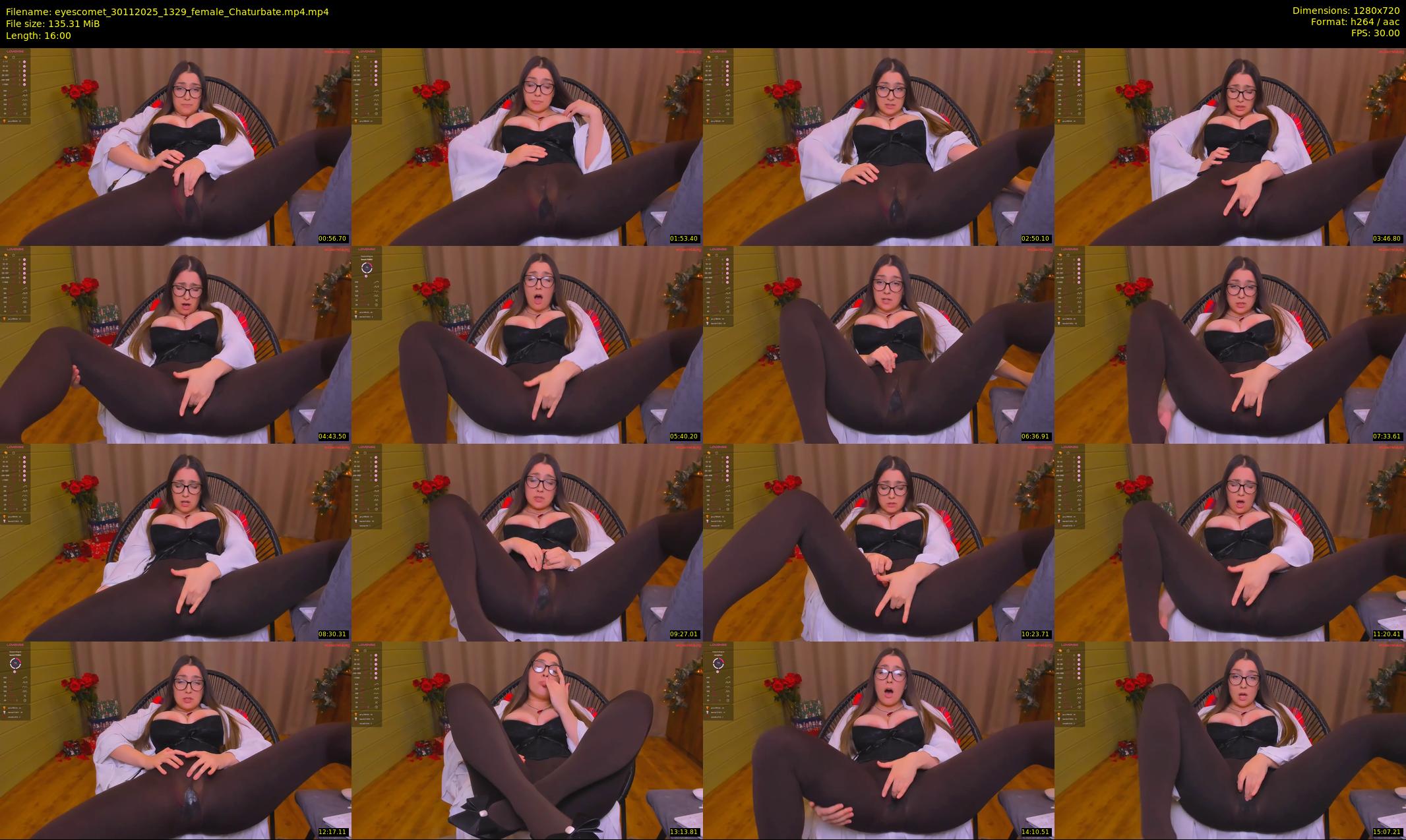 eyescomet — 16 minute Chaturbate female cam show recording, 720p, Nov 30, 2025