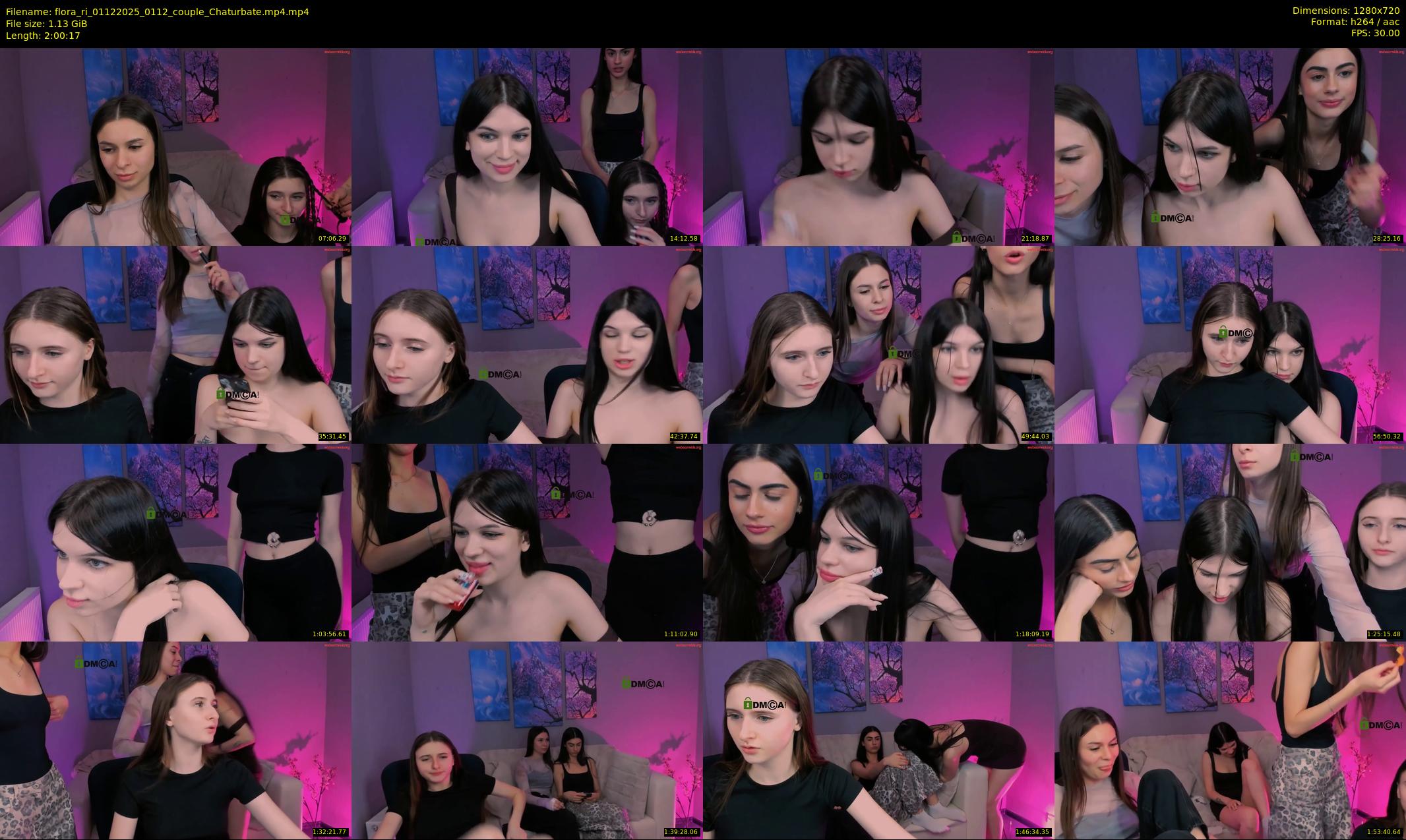 flora_ri — 121 minute Chaturbate female cam show recording, 720p, Dec 1, 2025