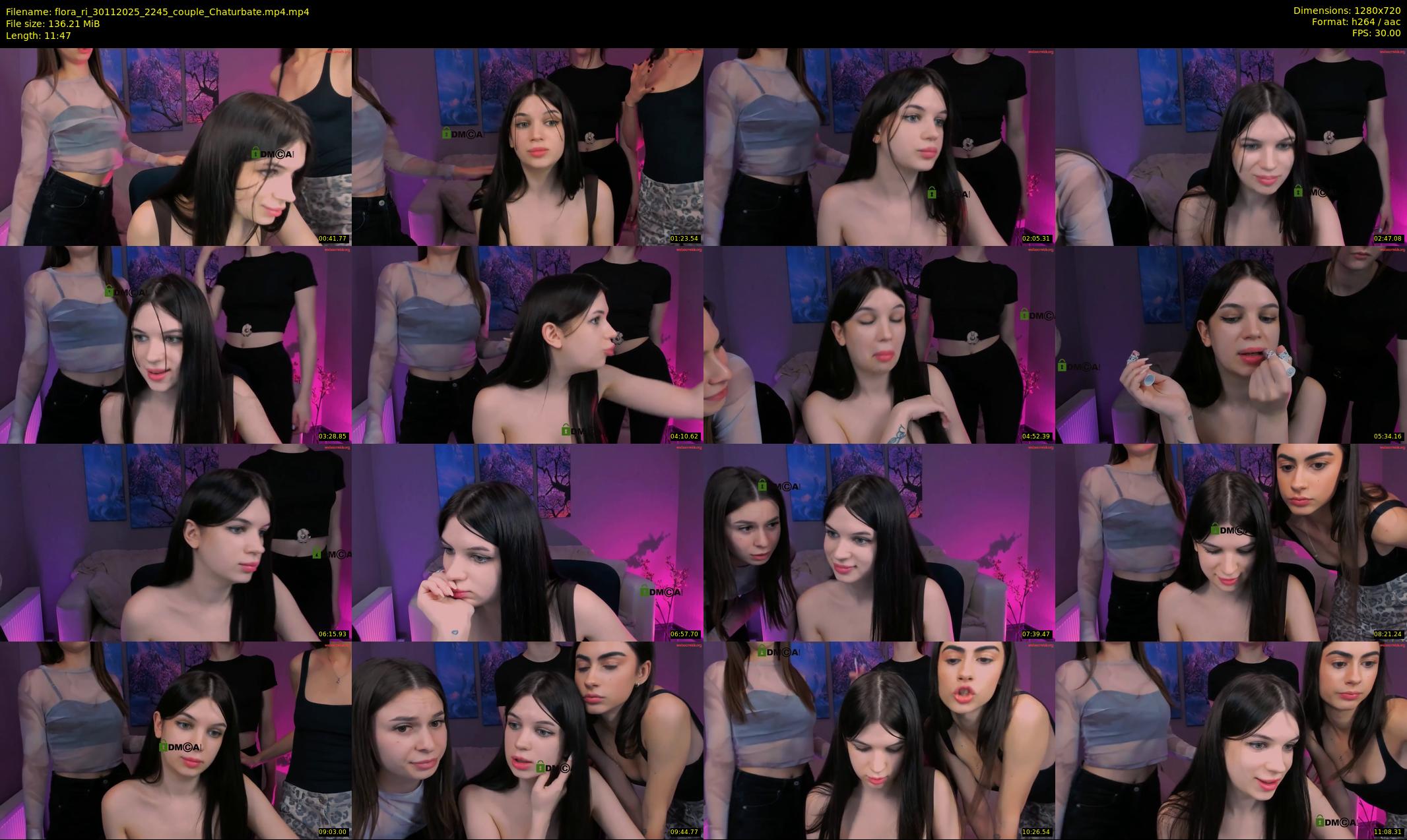 flora_ri — 12 minute Chaturbate female cam show recording, 720p, Nov 30, 2025