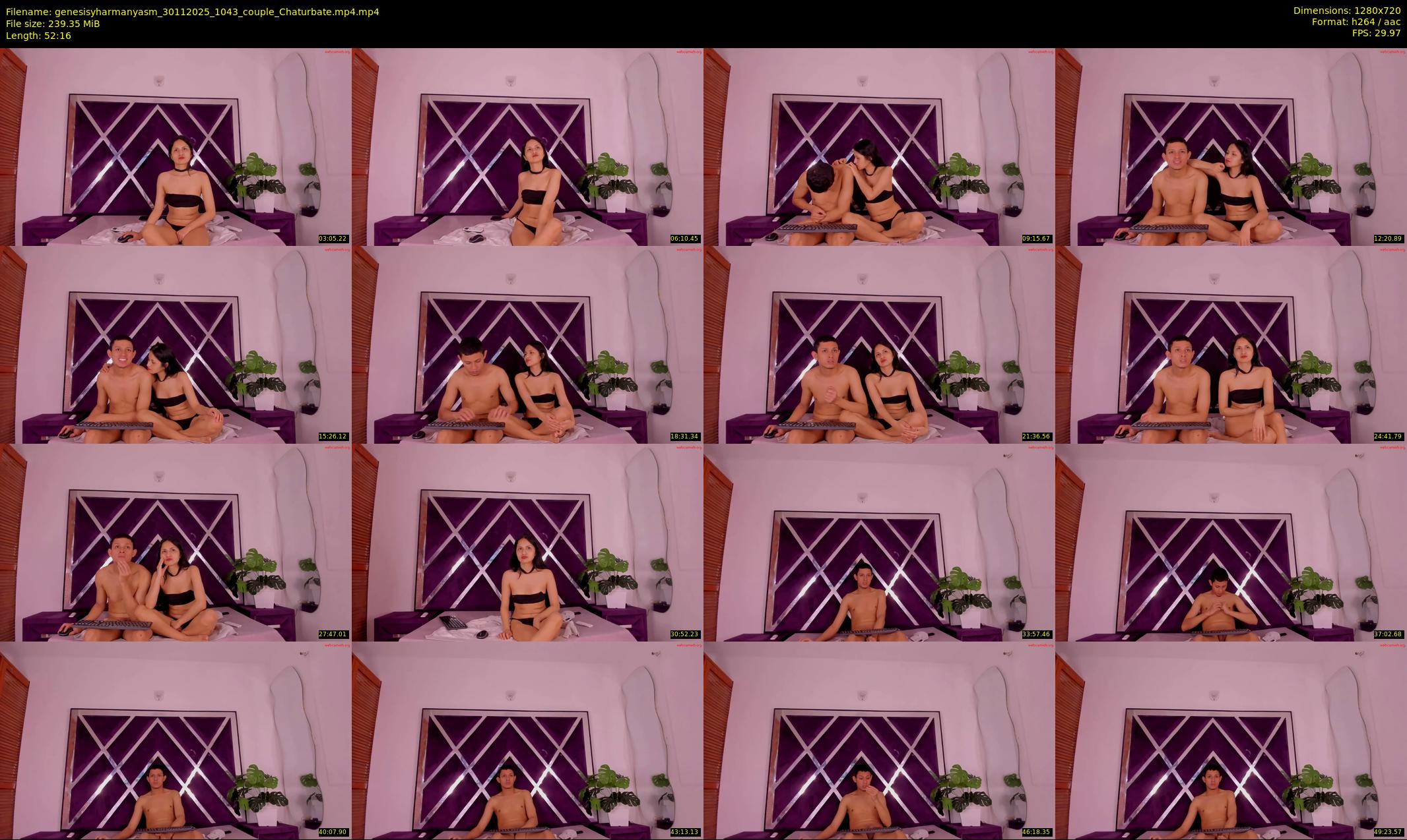 genesisyharmanyasm — 53 minute Chaturbate couple cam show recording, 720p, Nov 30, 2025