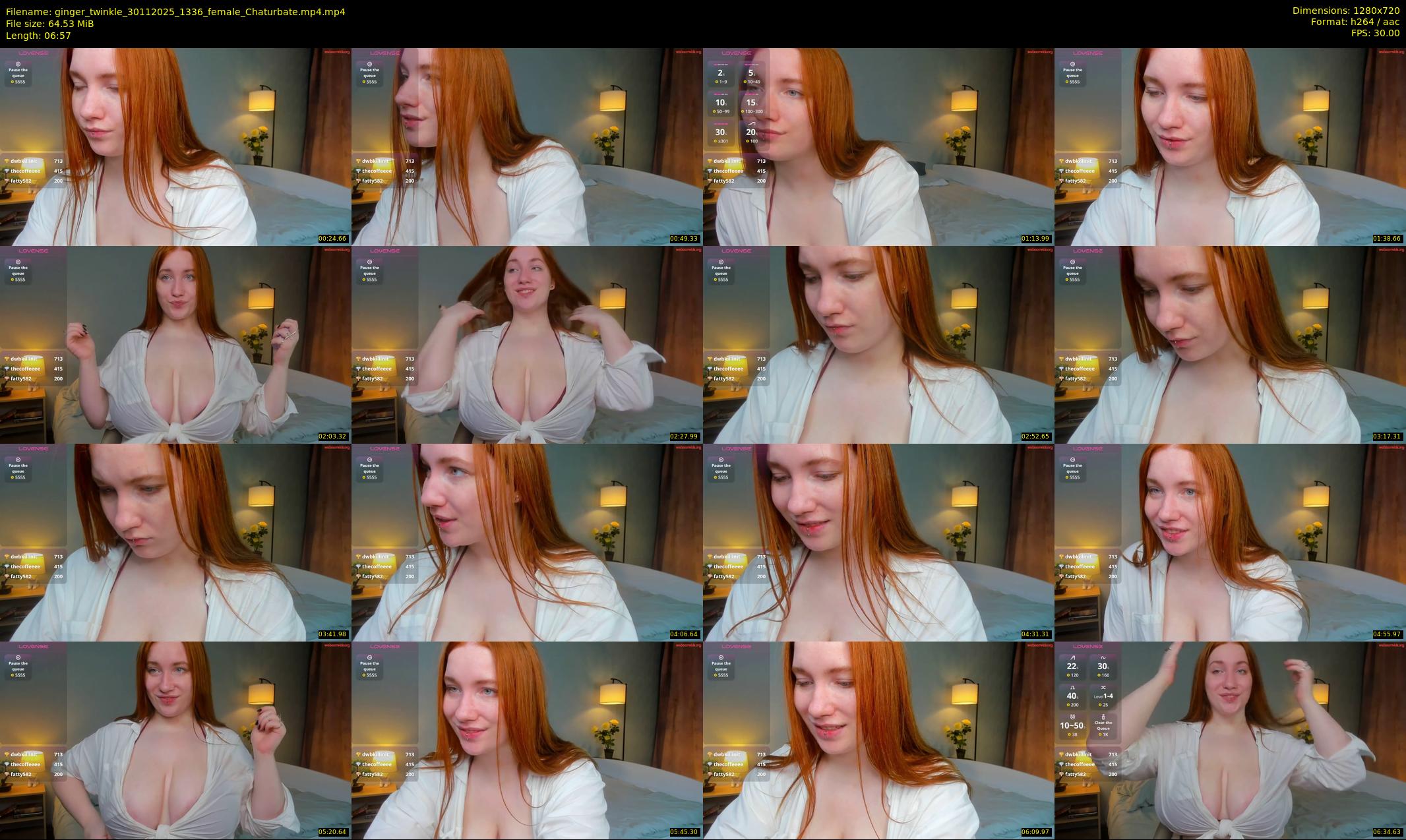 ginger_twinkle — 7 minute Chaturbate female cam show recording, 720p, Nov 30, 2025