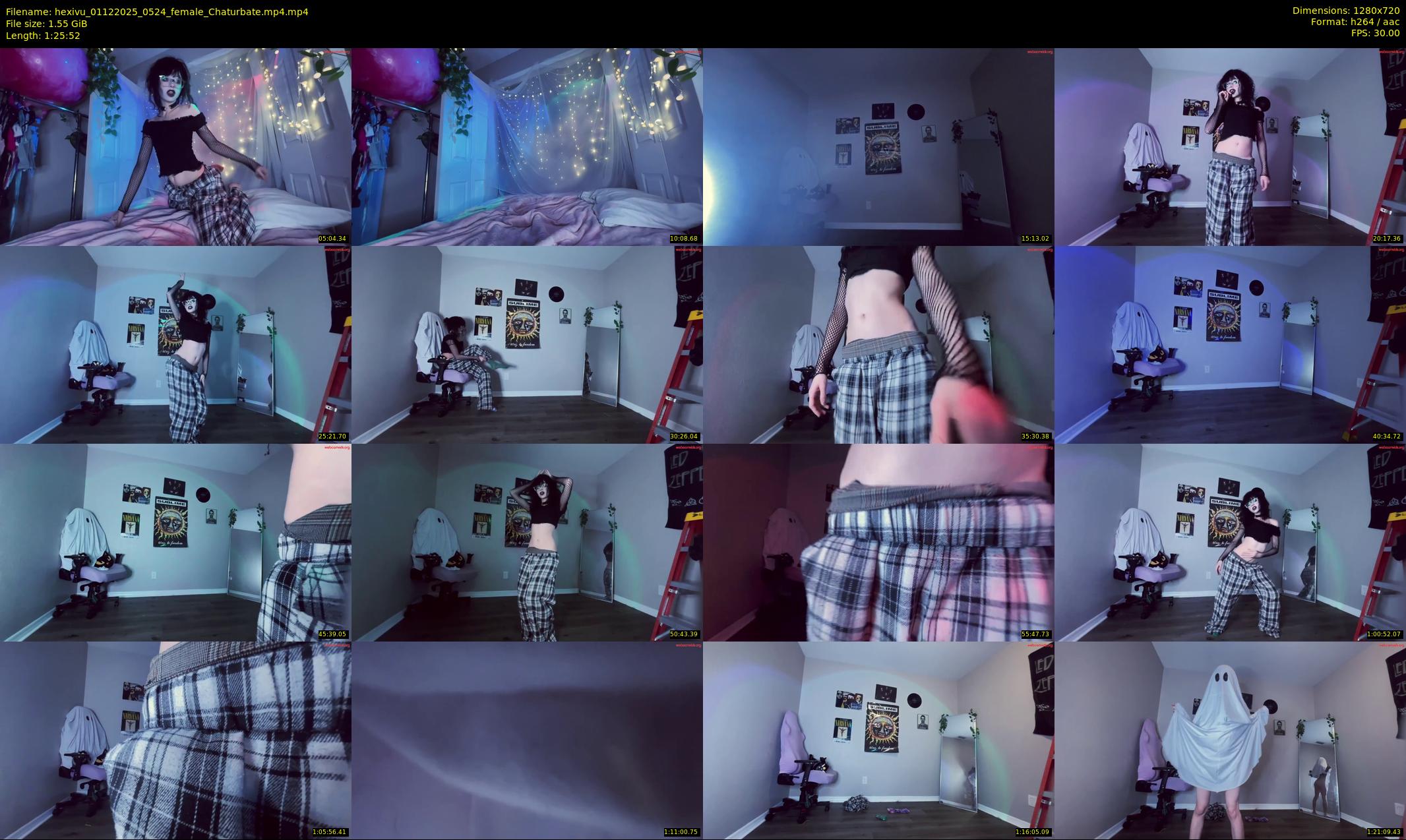 hexivu — 86 minute Chaturbate female cam show recording, 720p, Dec 1, 2025