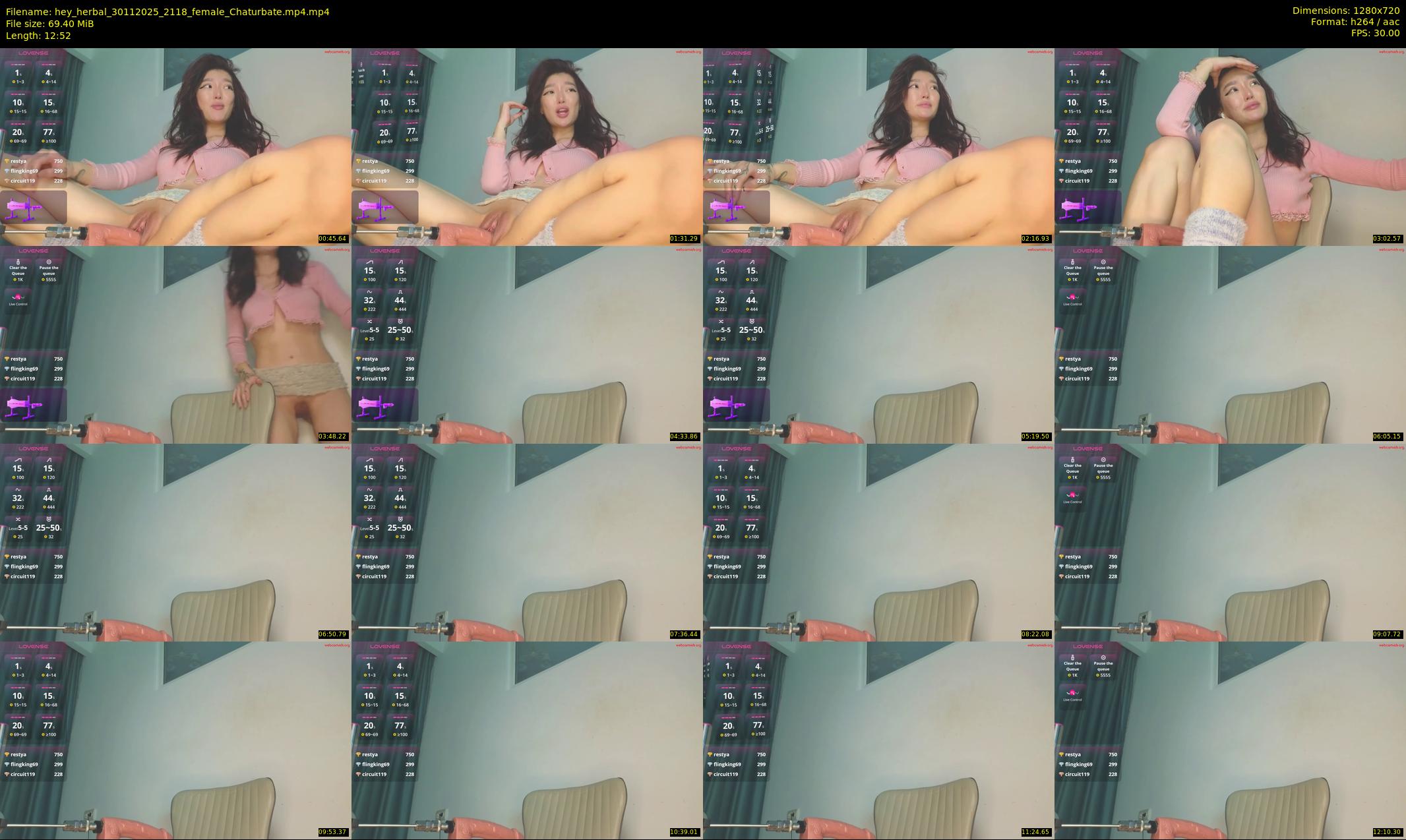 hey_herbal — 13 minute Chaturbate female cam show recording, 720p, Nov 30, 2025