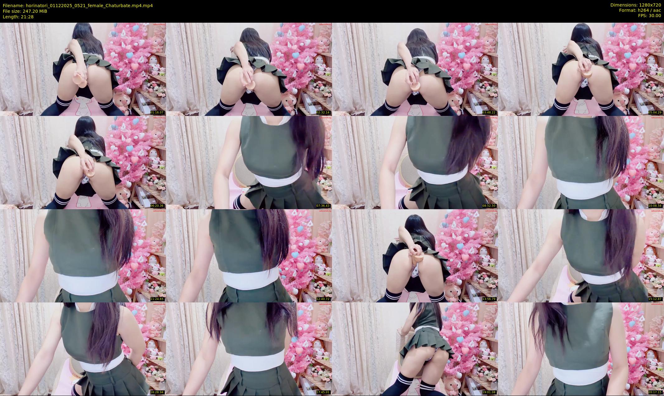 horinatori — 22 minute Chaturbate female cam show recording, 720p, Dec 1, 2025