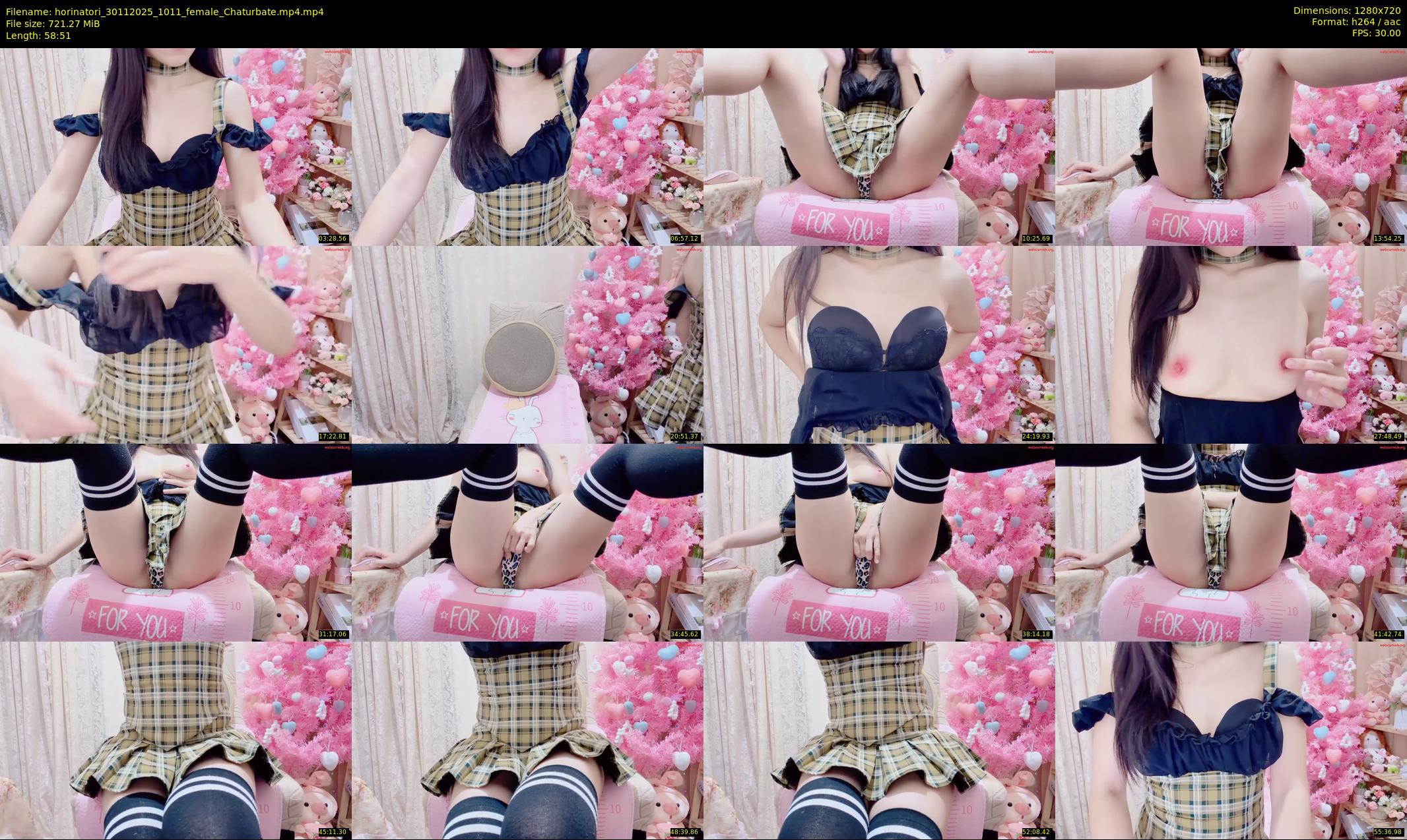 horinatori — 59 minute Chaturbate female cam show recording, 720p, Nov 30, 2025