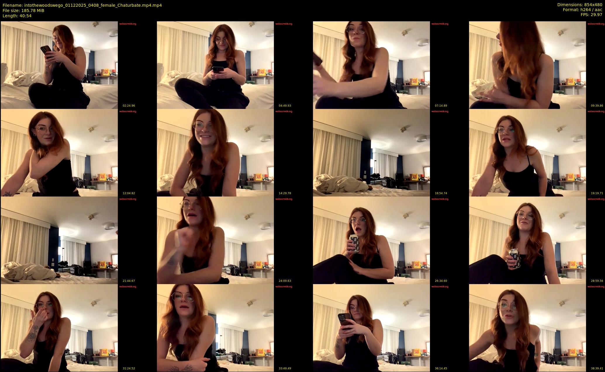 intothewoodswego — 41 minute Chaturbate female cam show recording, 480p, Dec 1, 2025
