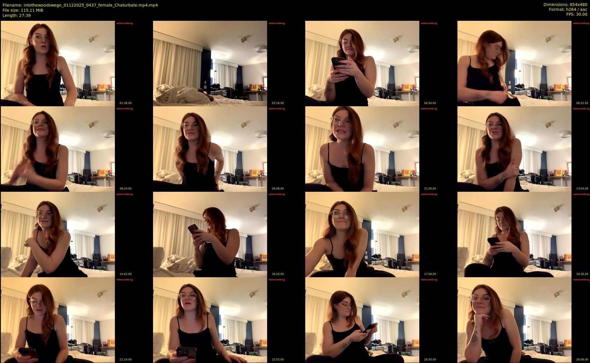 intothewoodswego — 28 minute Chaturbate female cam show recording, 480p, Dec 1, 2025