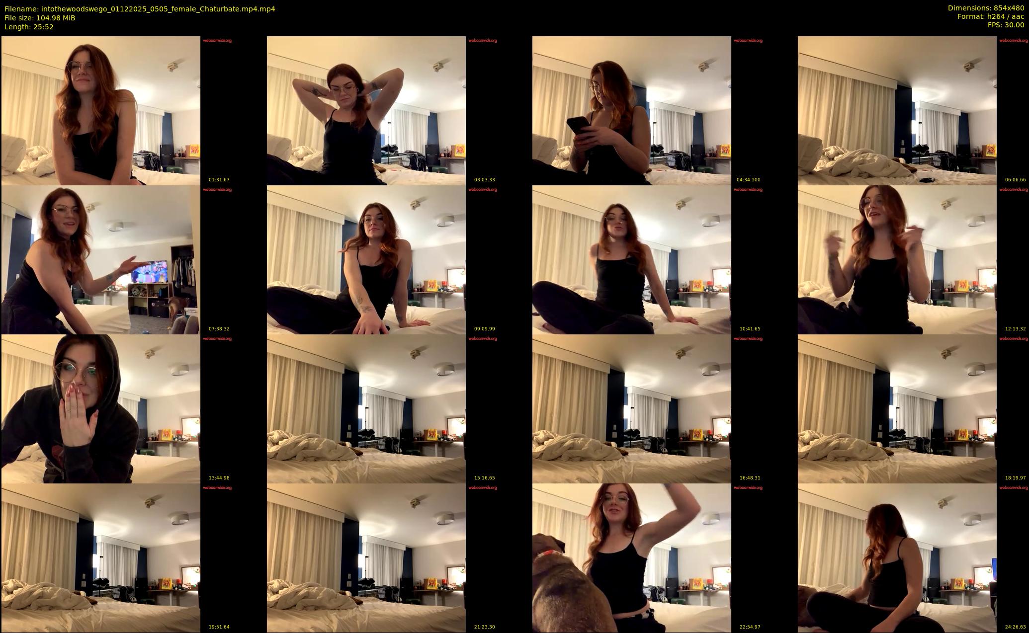 intothewoodswego — 26 minute Chaturbate female cam show recording, 480p, Dec 1, 2025