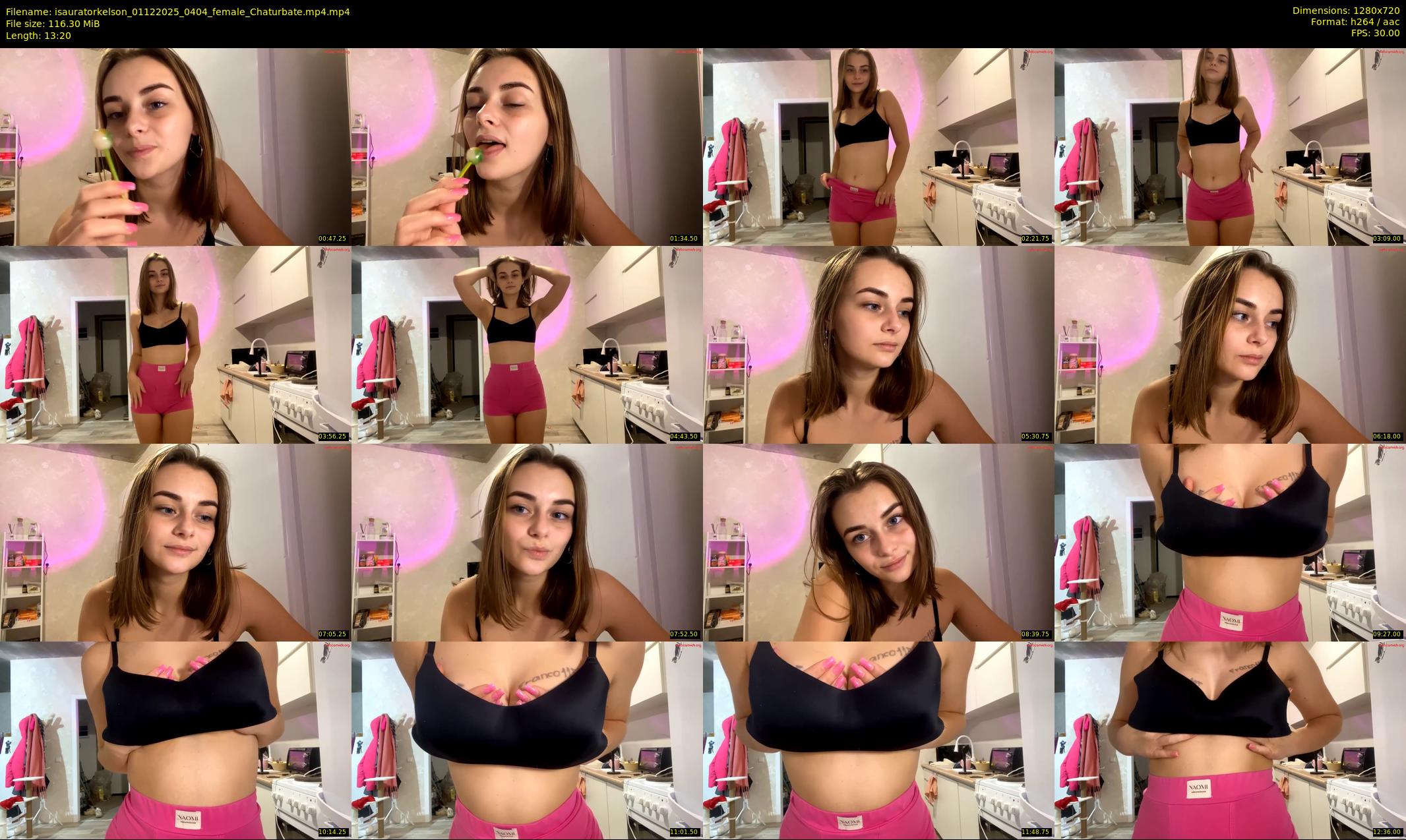isauratorkelson — 14 minute Chaturbate female cam show recording, 720p, Dec 1, 2025